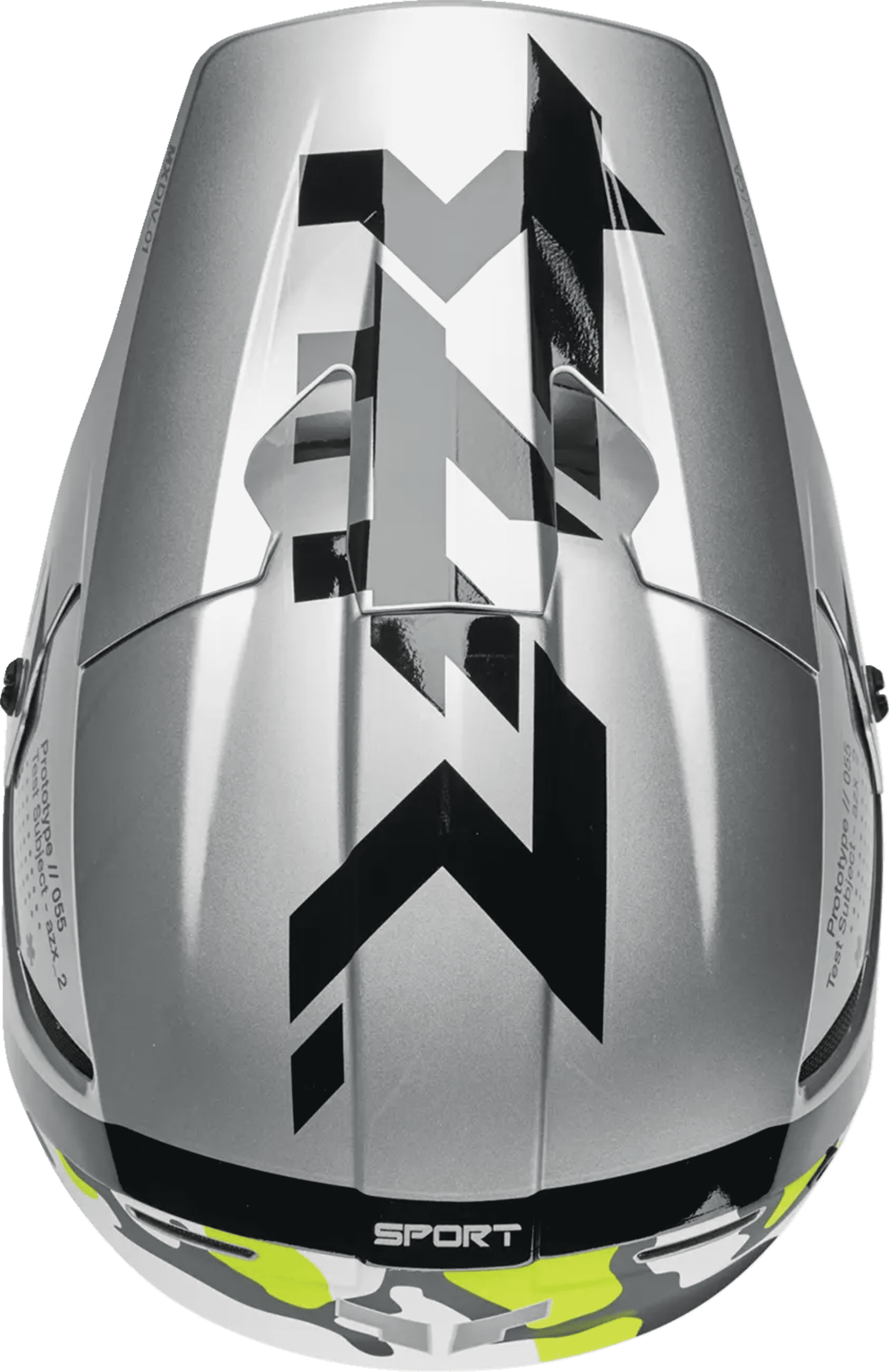 Thor Reflex Sport Riot MIPS-Helm = Grau/Säure - Thor