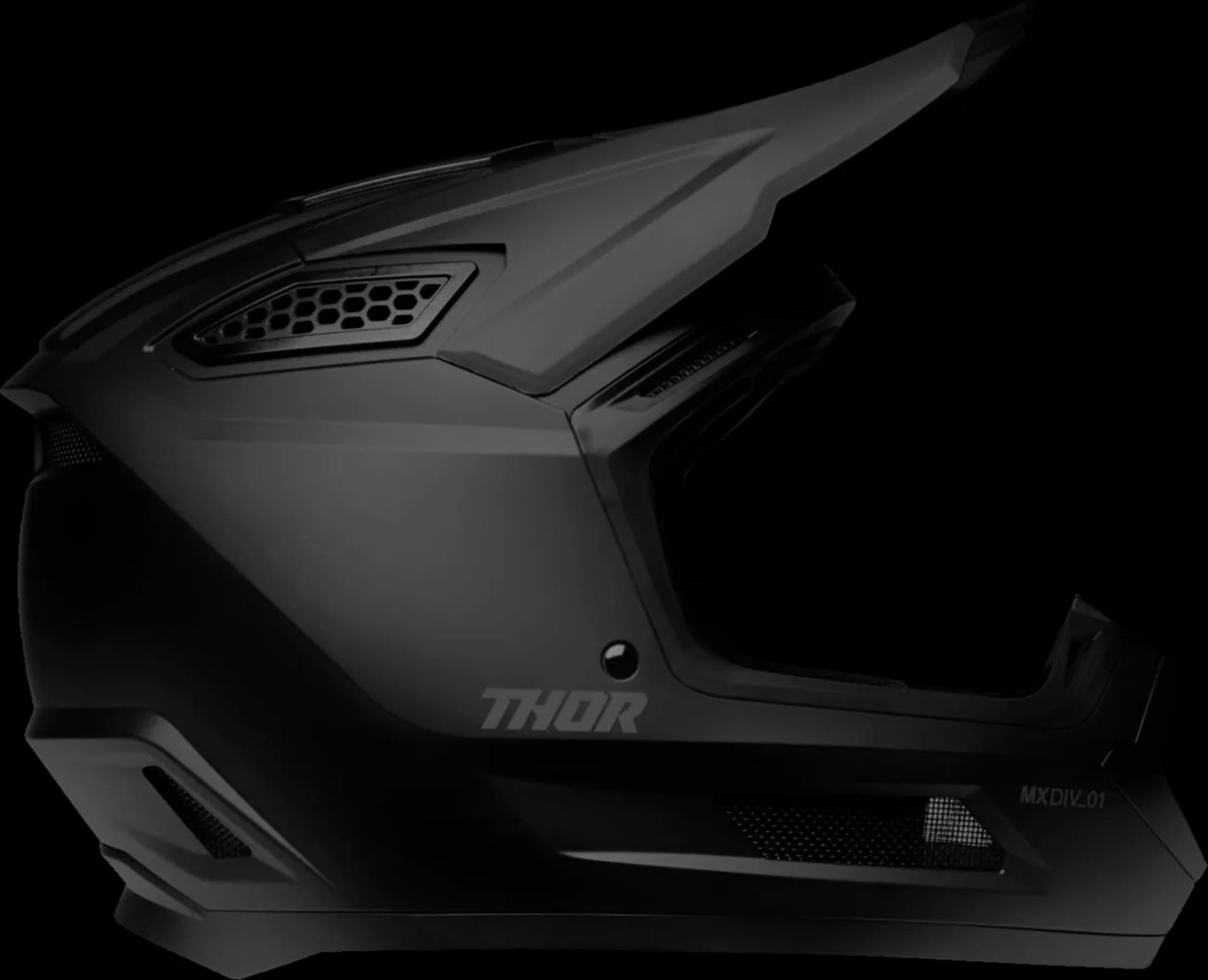 Thor Fleet Hjelm - Blackout Sortering - Thor