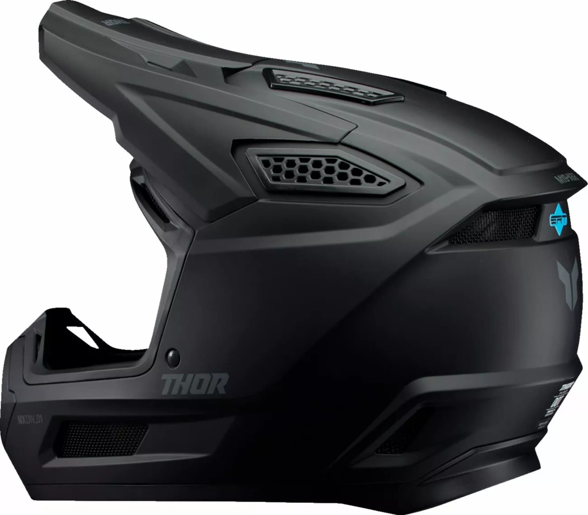 Thor Fleet Hjelm - Blackout Sortering - Thor