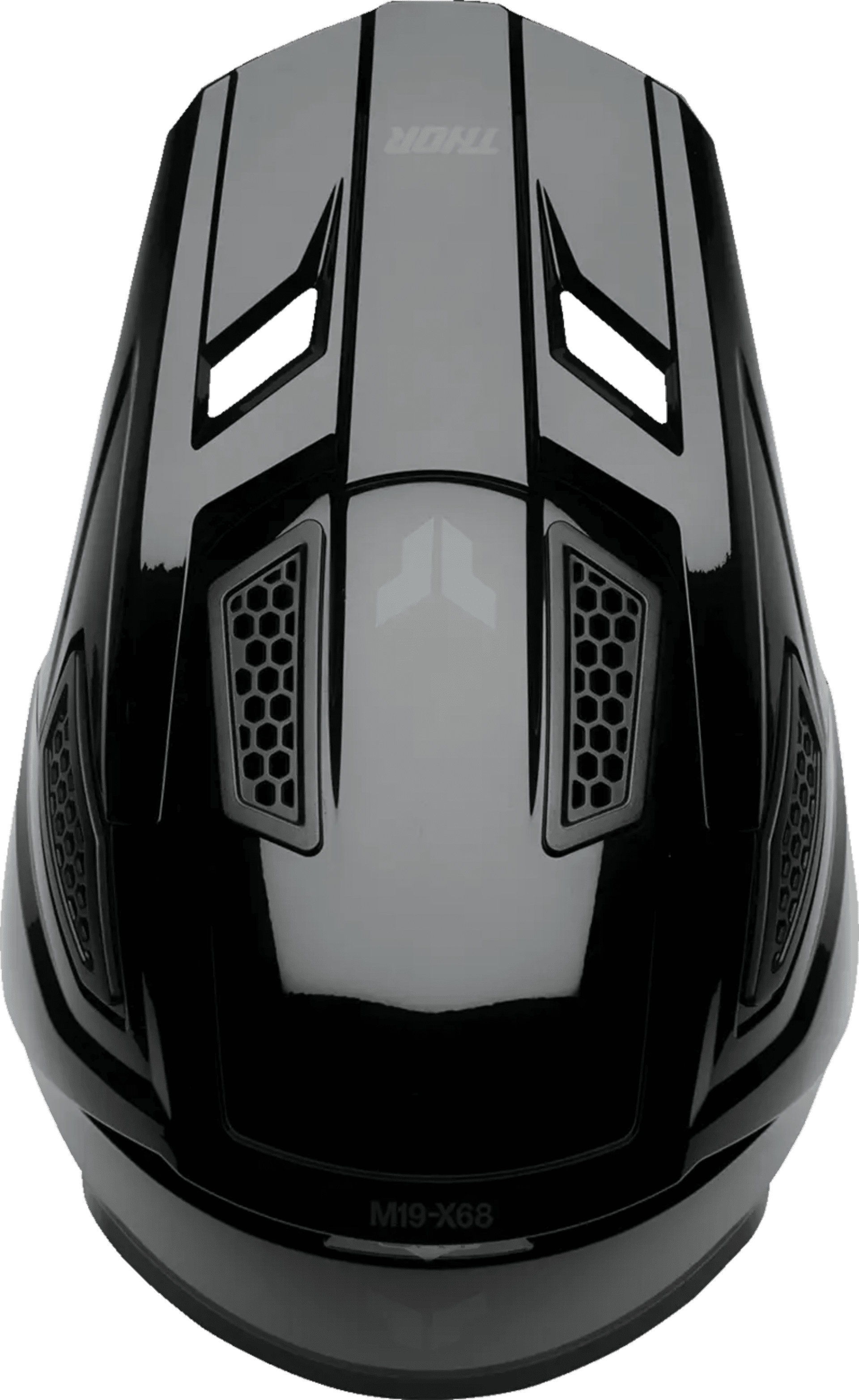 Thor Fleet Blackout Hjälm - Blackout glans - Thor