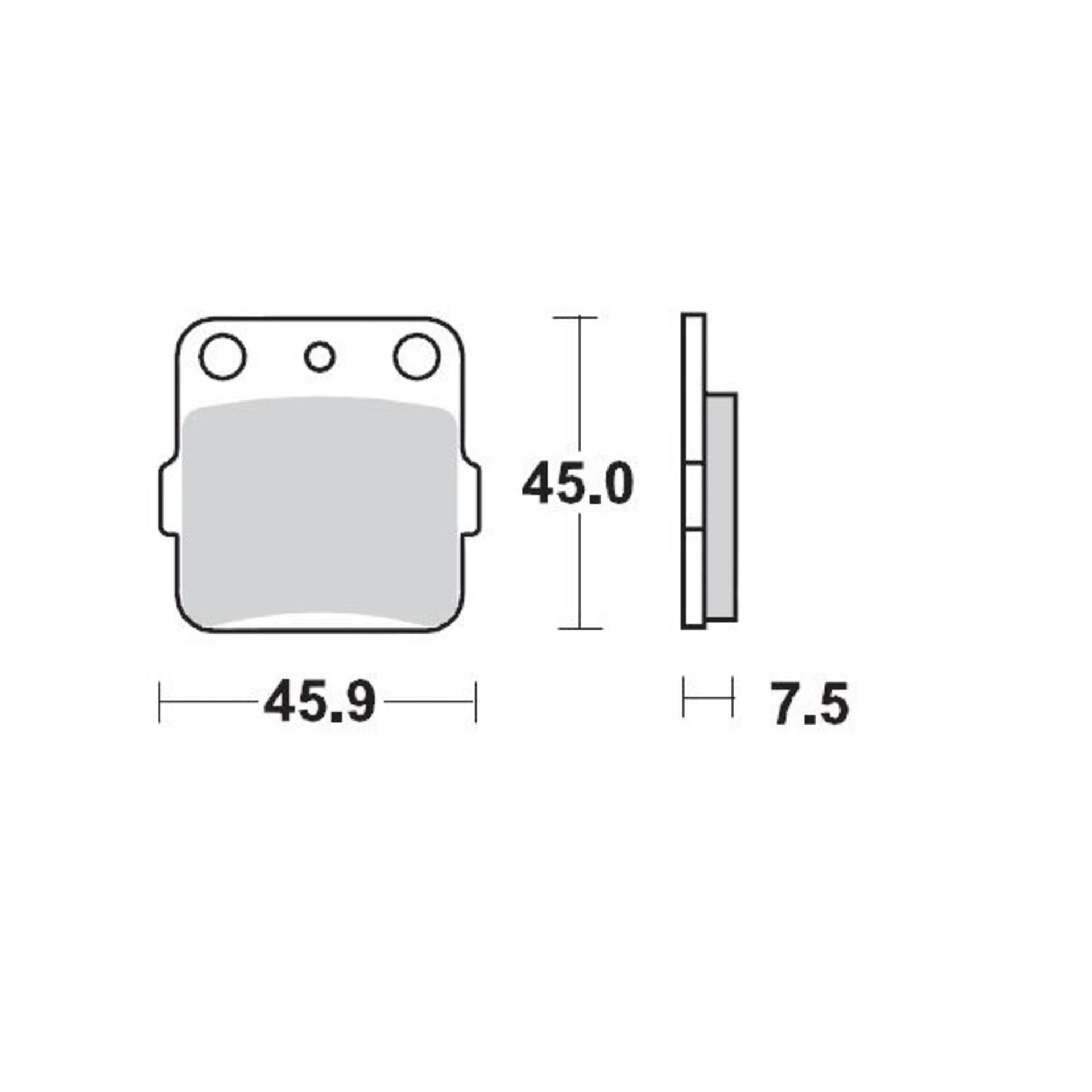 Moto-Master Racing Bremsbeläge Yamaha YZ65 Tasche 2018> - Moto-Master