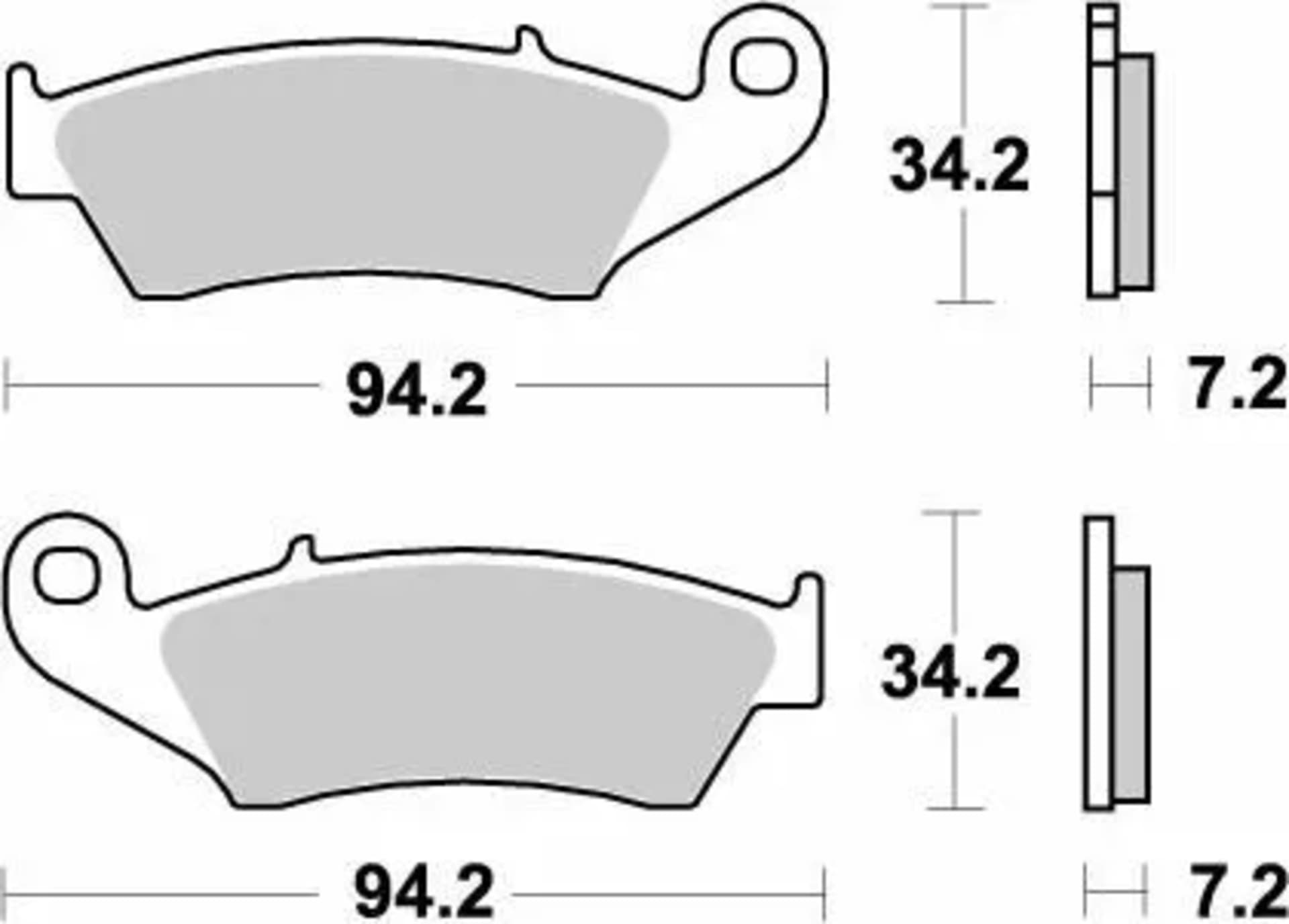 Plaquettes de frein Moto-master Nitro Yamaha 1998-2020 - Moto-Master - Motocross Parts