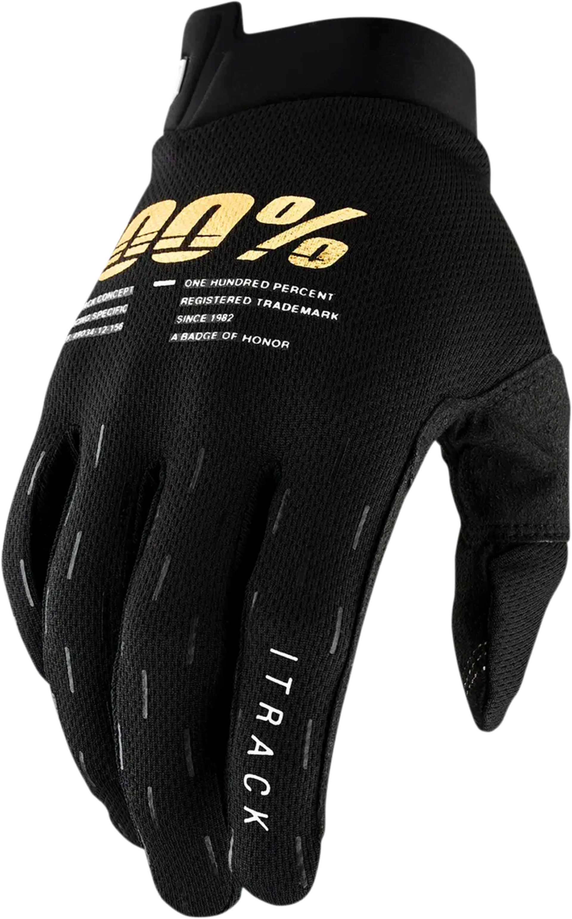100% Jugend iTrack Handschuhe - Schwarz - 100% - Motocross Parts