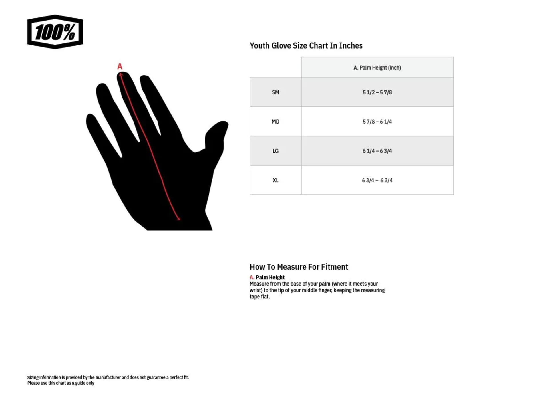 100% Ungdomshandskar iTrack - Svart - 100%