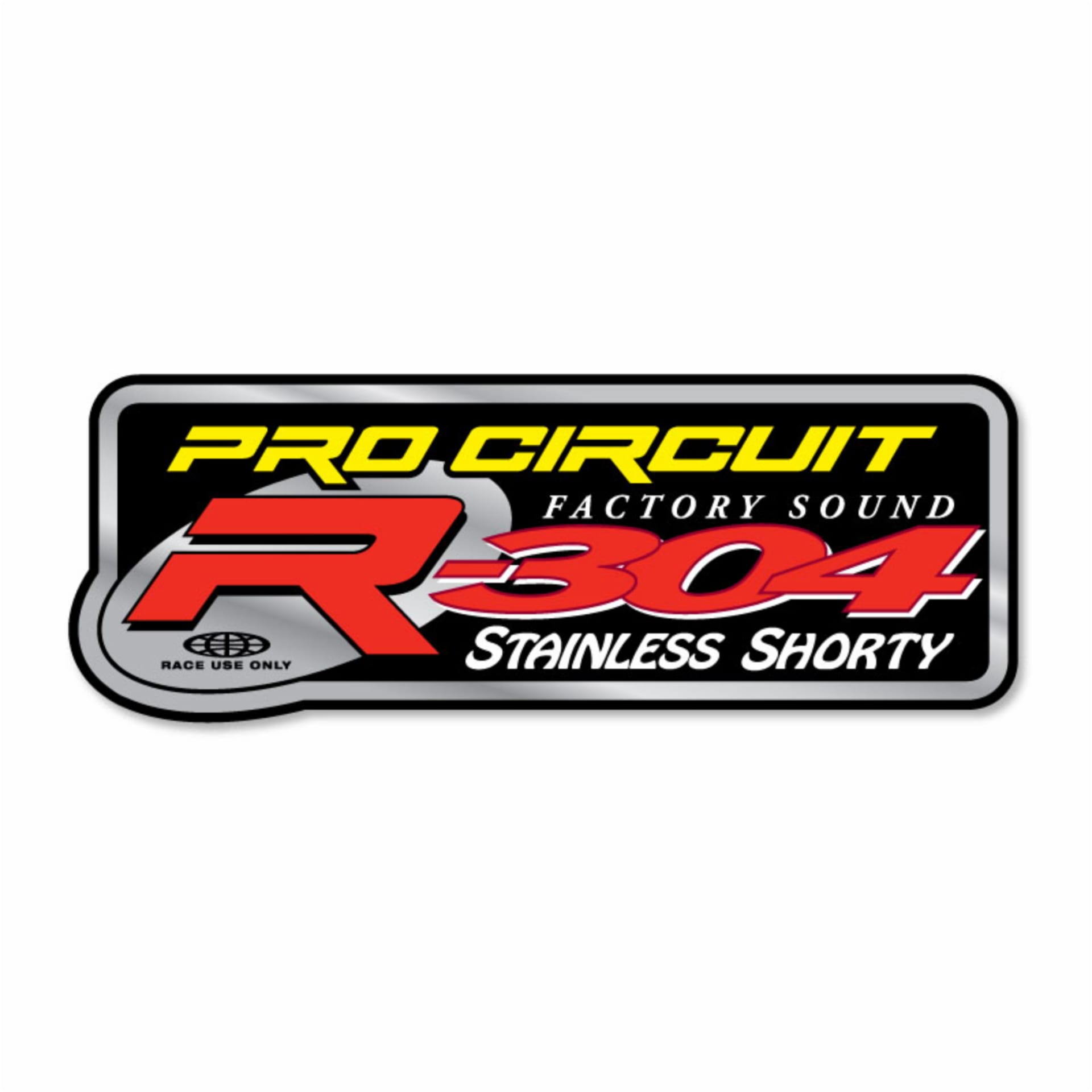 Pro Circuit R-304 lyddæmper sticker kit - Pro Circuit - Motocross Parts