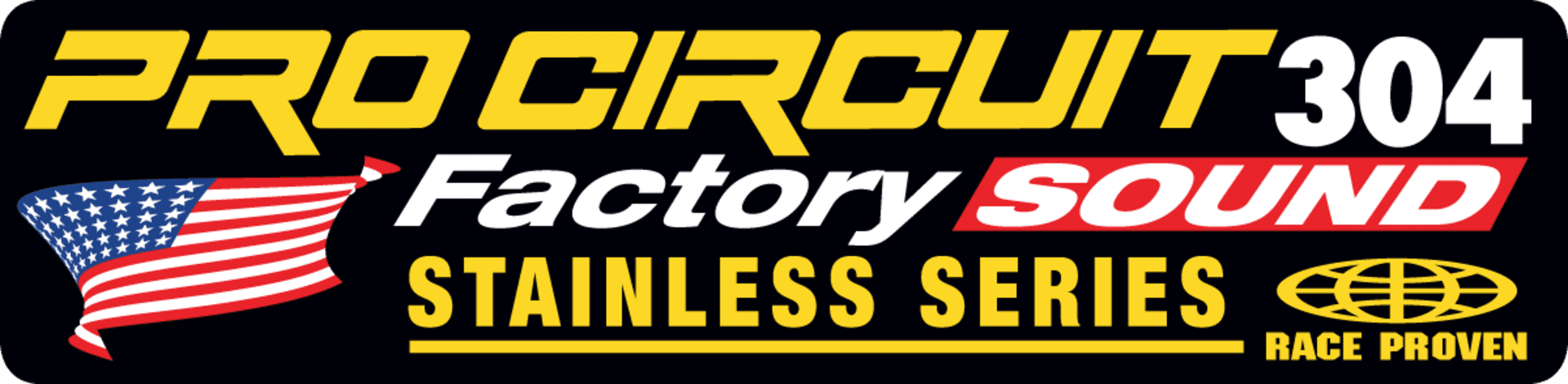 Pro Circuit R-304 FACTORY lyddæmper Aufklebersatz - Pro Circuit