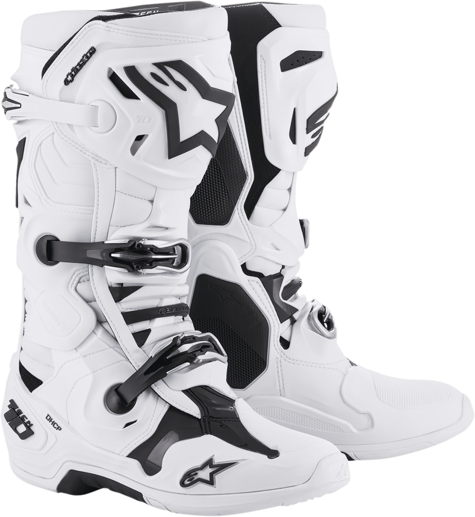 Alpinestars Stiefel Tech 10 Weiß - Alpinestars - Motocross Parts