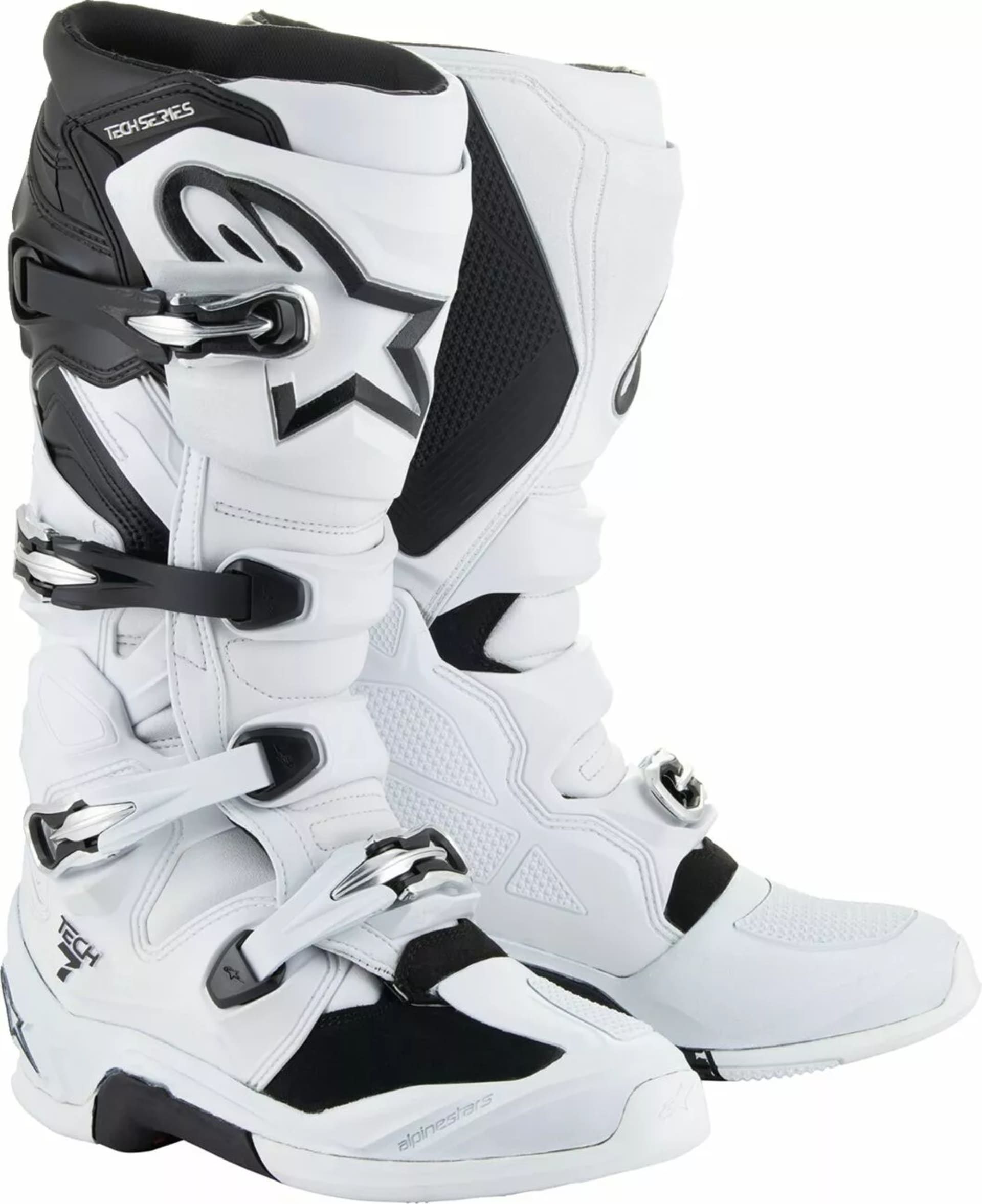Alpinestars Tech 7 støvle - Hvid/Sort - Alpinestars - Motocross Parts
