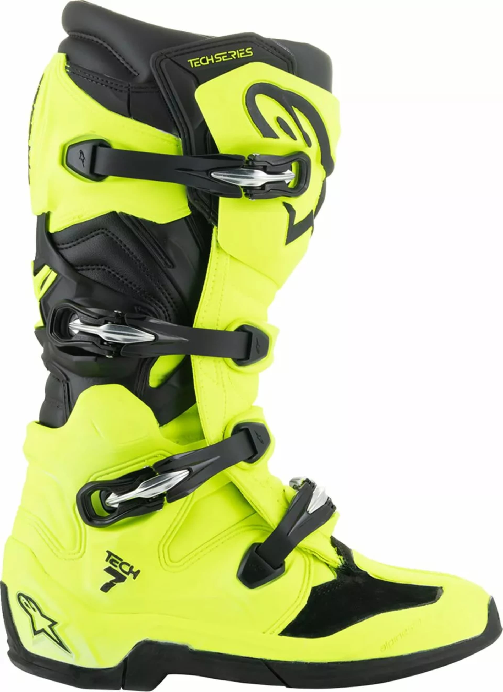 Alpinestars Tech 7 støvle - Gul/sort - Alpinestars