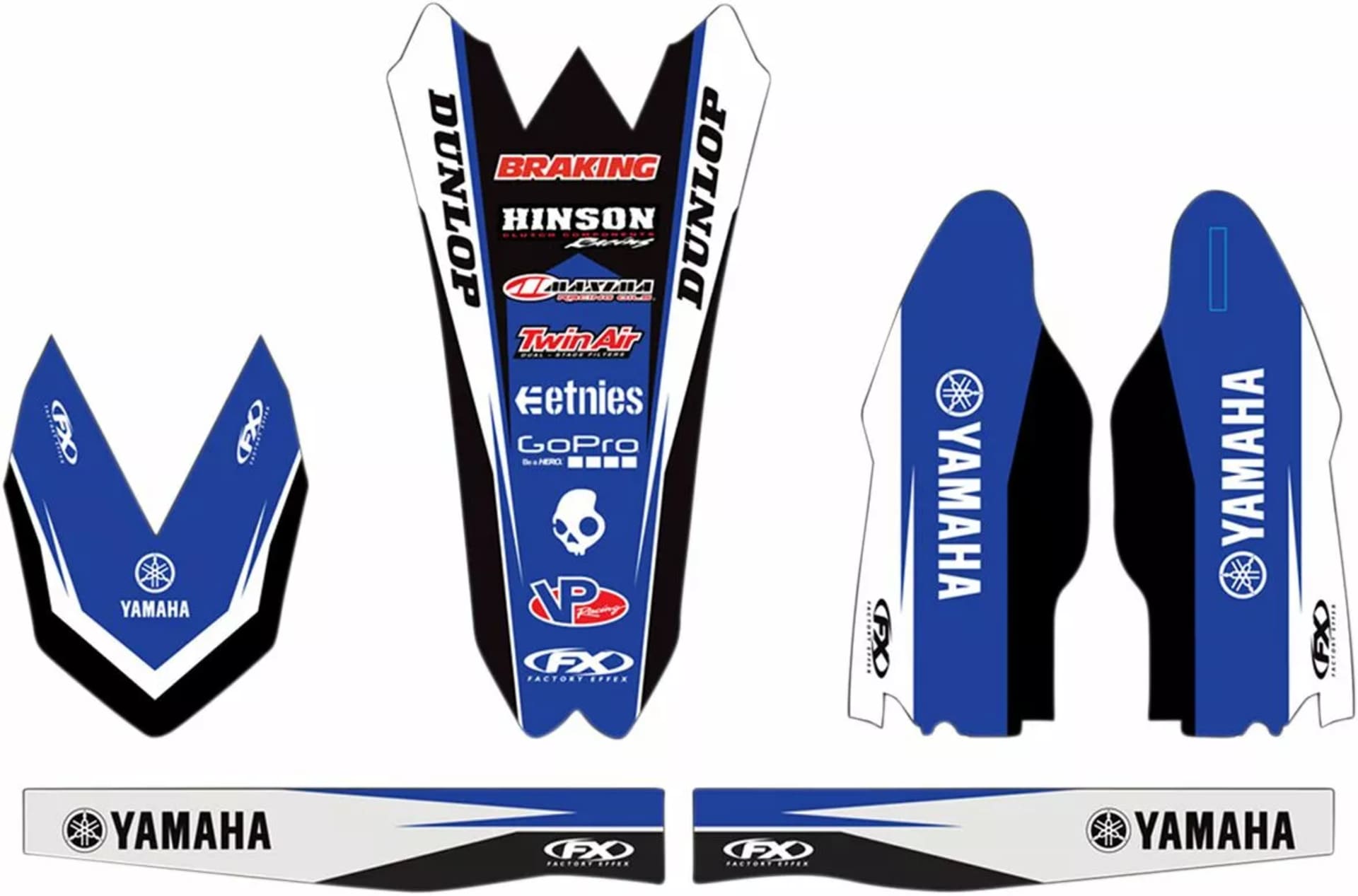 Factory Effex Trim Kit Graphics Yamaha YZ250F/YZ450F 2018-2023 - FACTORY EFFEX