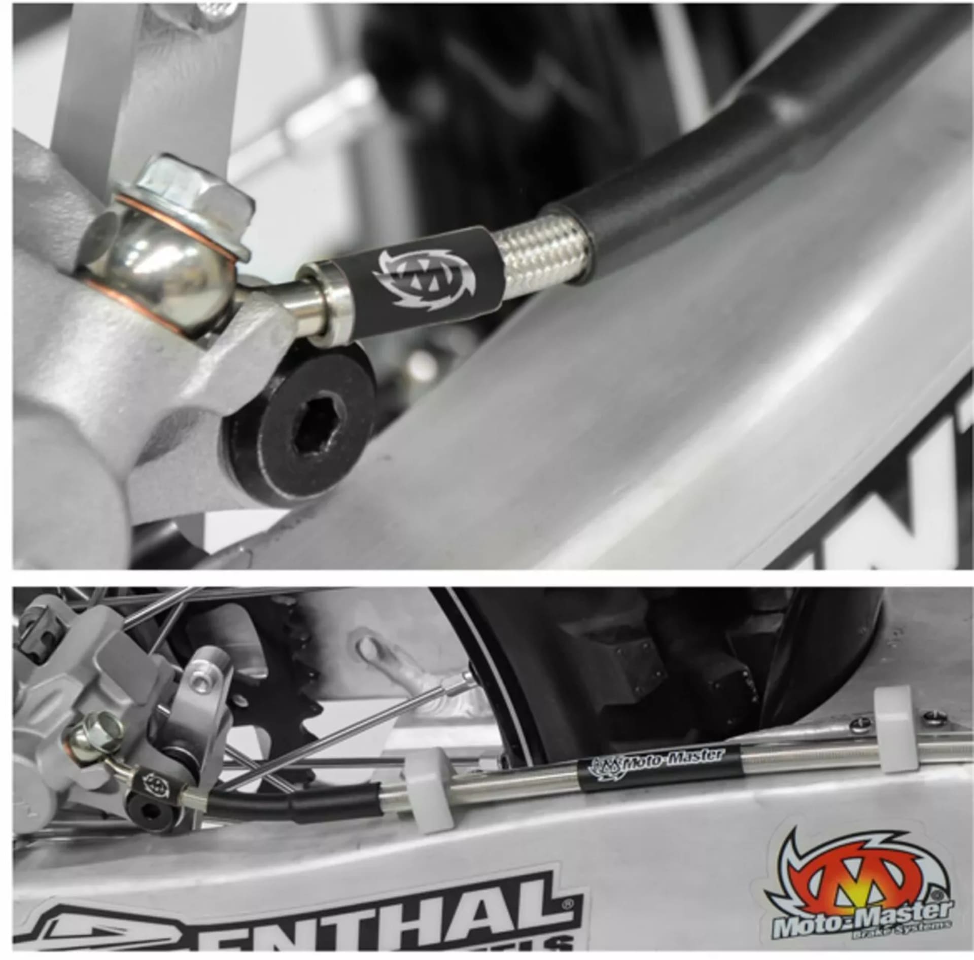Moto-master Ligne de frein en acier inoxydable - arrière YZ/YZF - Moto-Master