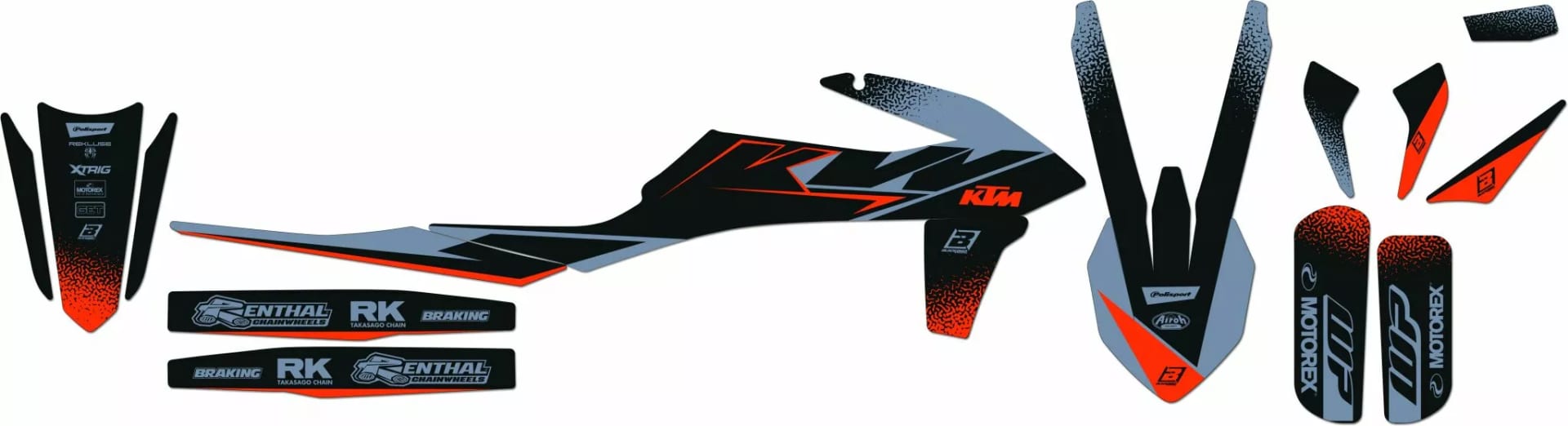Blackbird Racing Graphic Kit KTM 2019-2023 - Blackbird