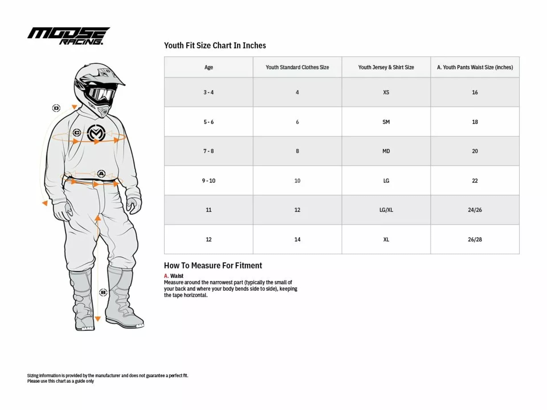 Moose Racing junior vest XC1 - Moose Racing