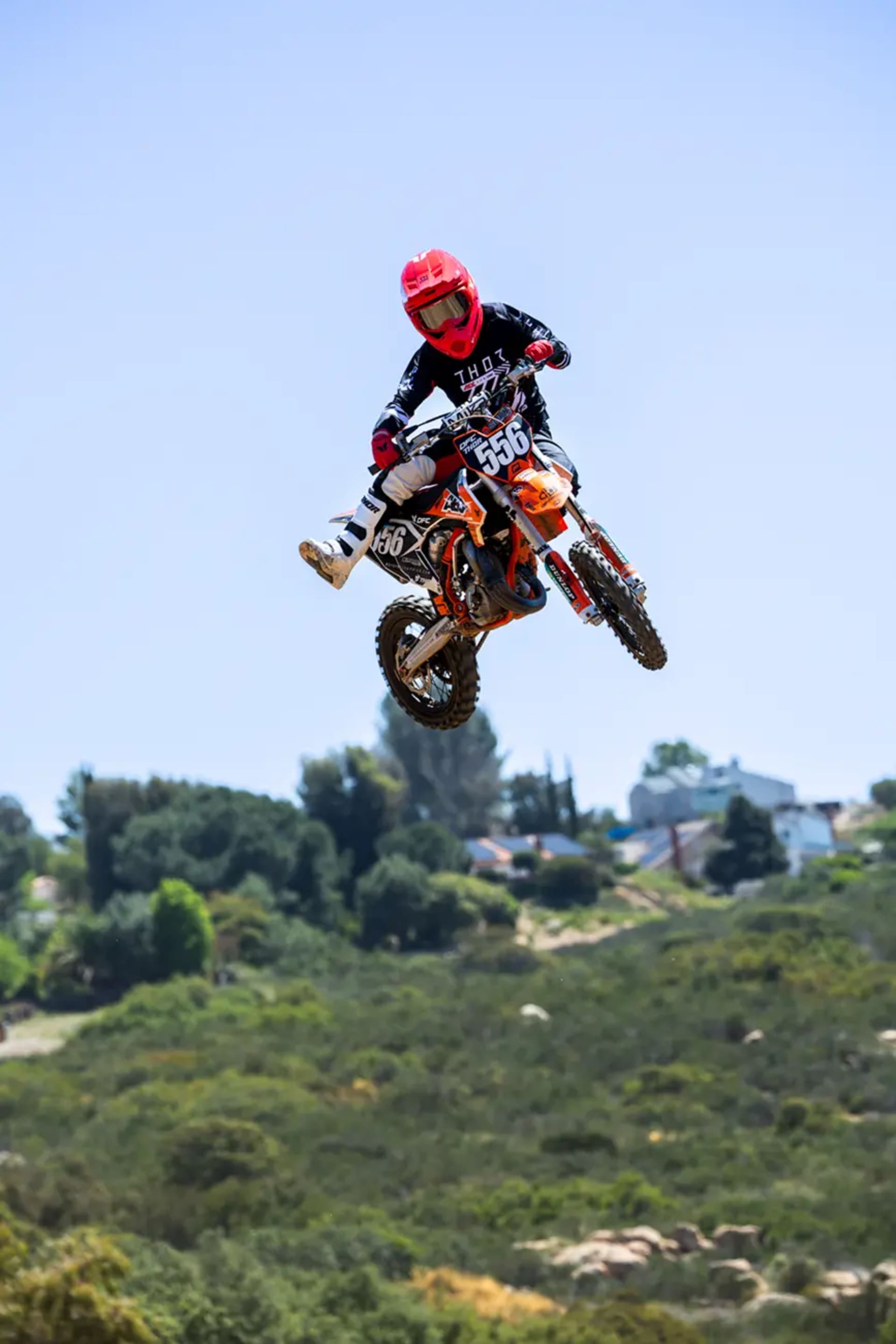 Thor Launchmode Futura Hose - Schwarz/Rot - Thor