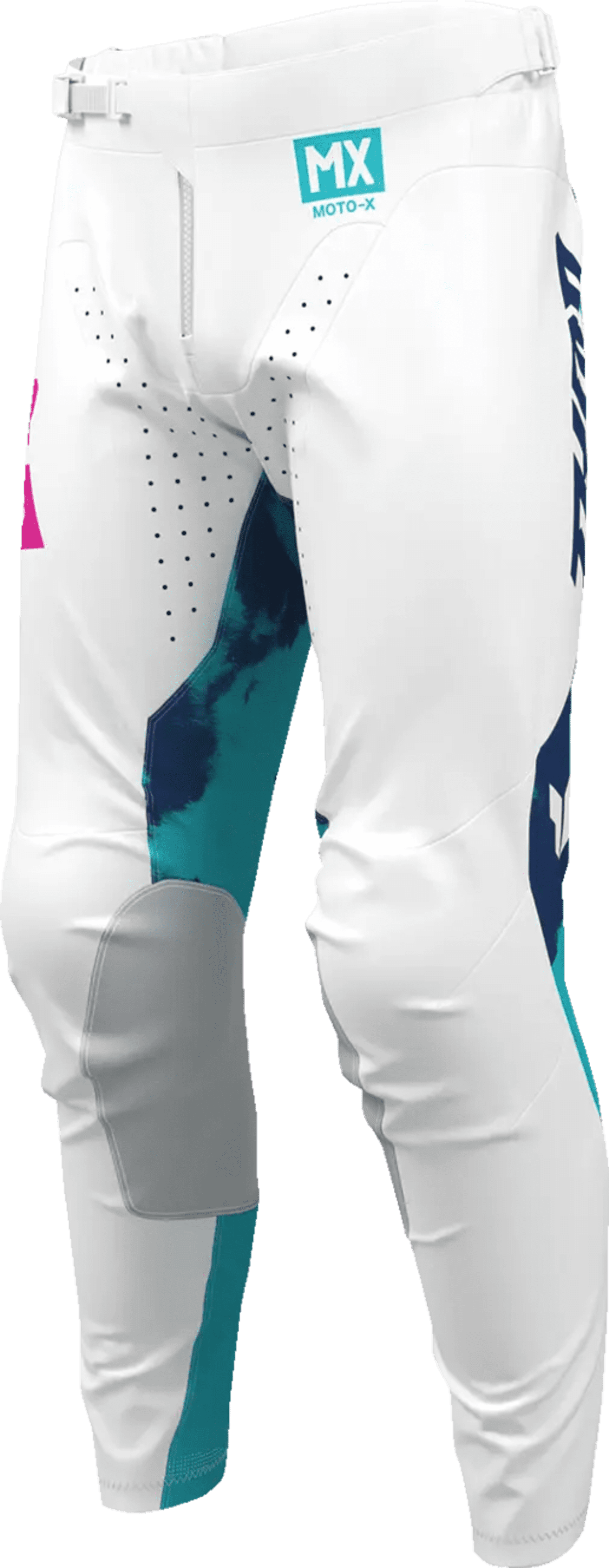 Thor Launchmode Bleach Pants - White/Aqua - Thor