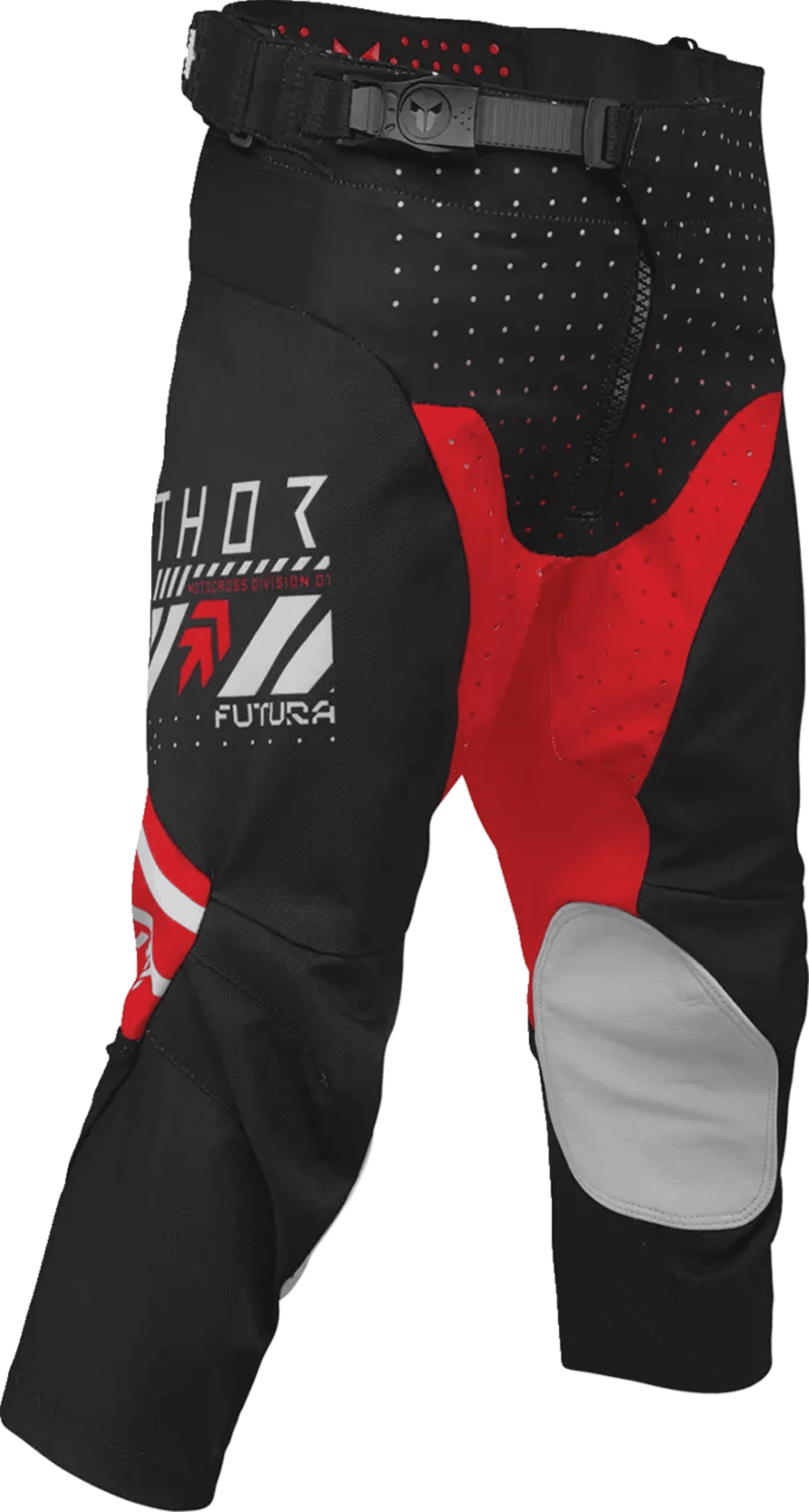 Thor Jugend Launchmode Futura Pants - Schwarz/Rot - Thor