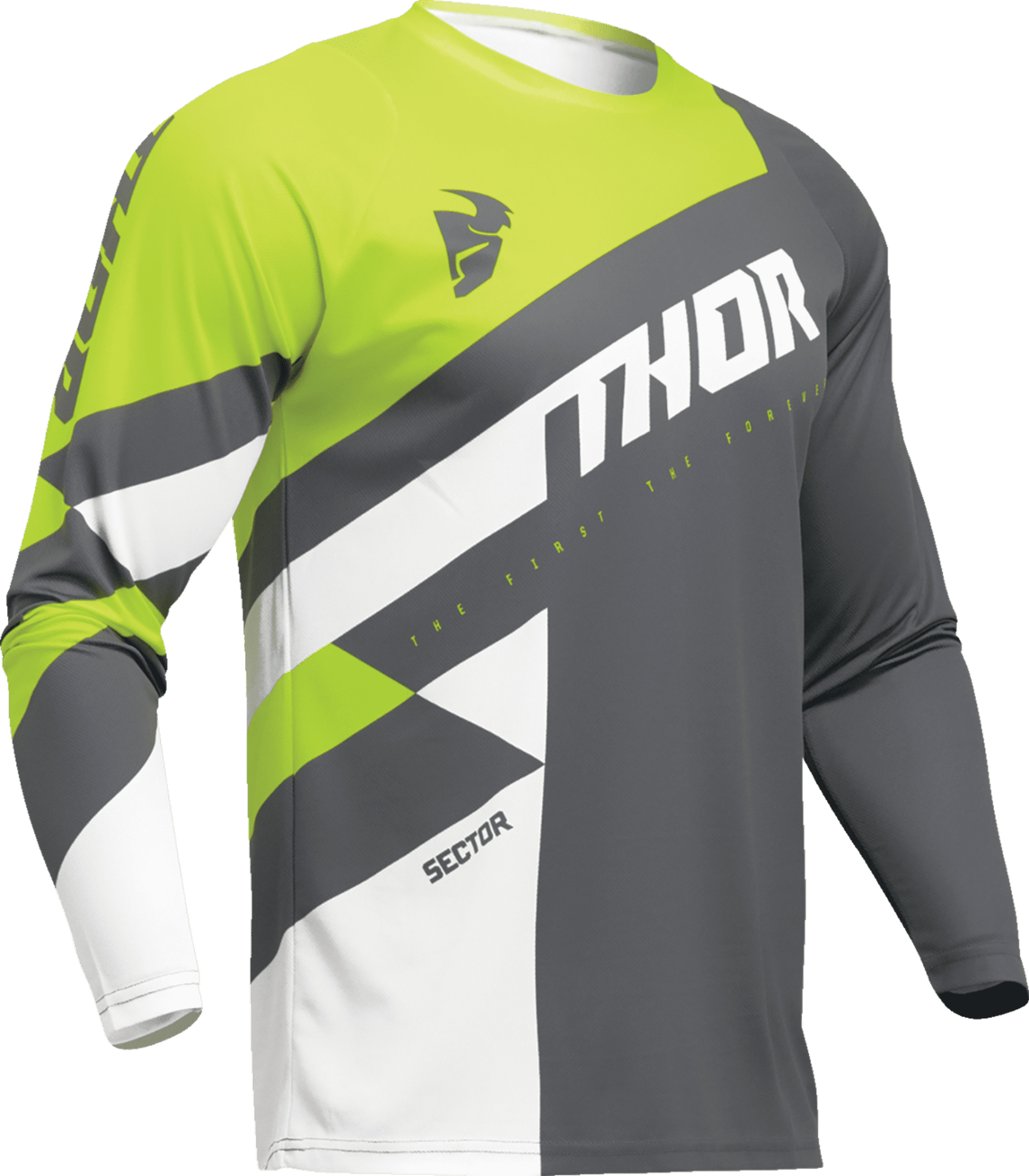 Thor trøje - Sektorenkontrolleur Holzkohle/Säure - Thor - Motocross Parts