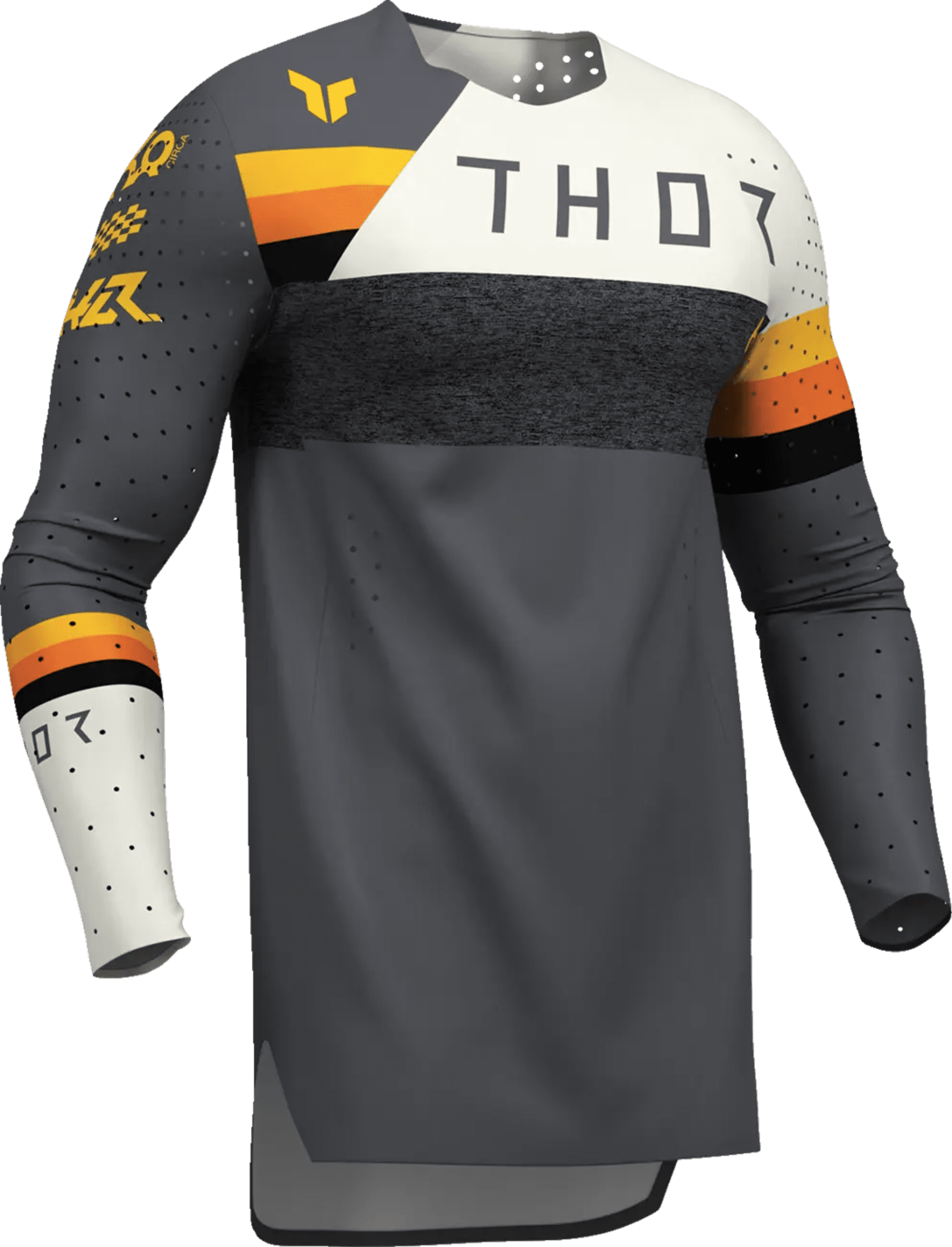 Thor Sportmode Liga Trikot Holzkohle/Weiß - Thor