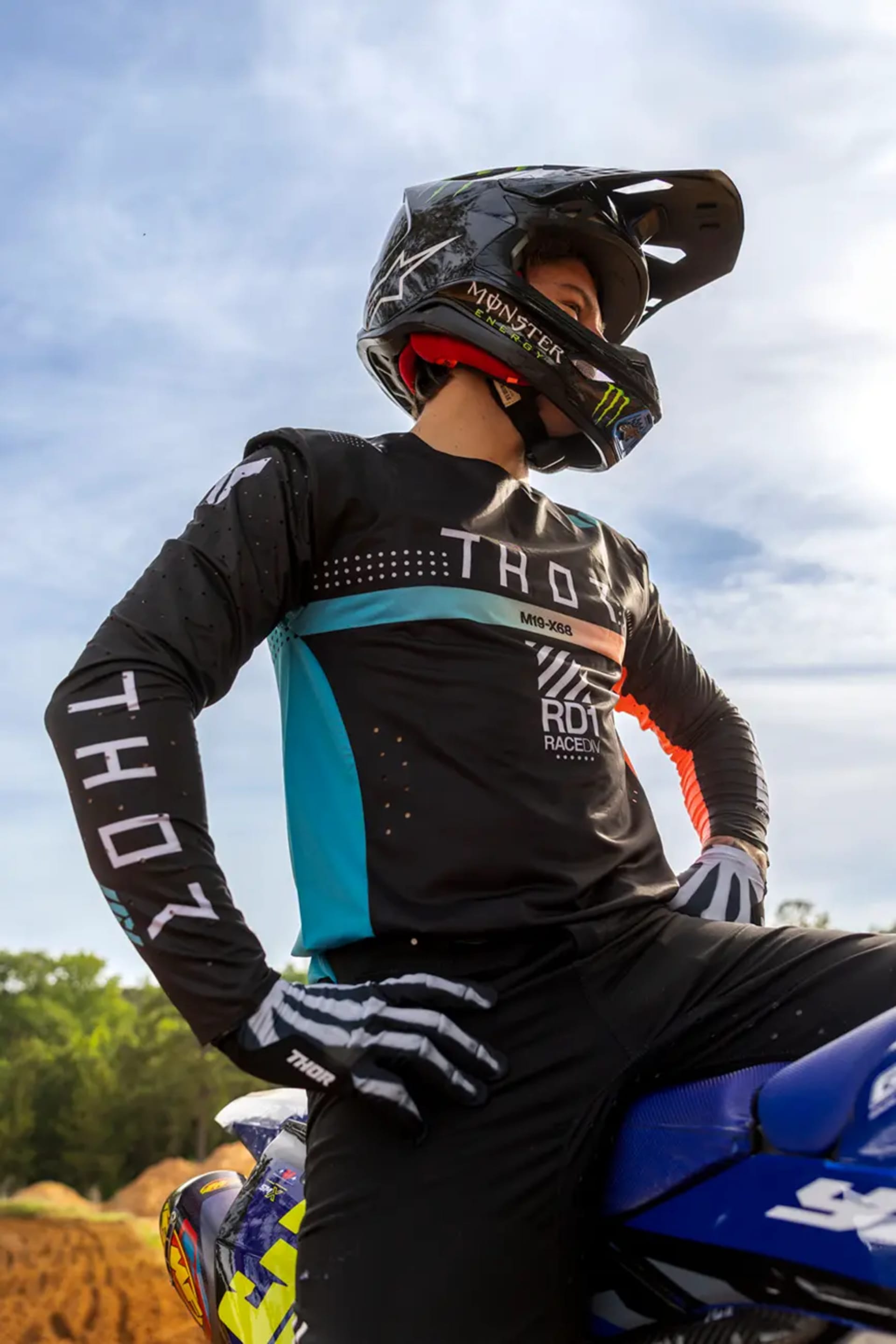 Thor Sportmode Synth Jersey - Schwarz - Thor