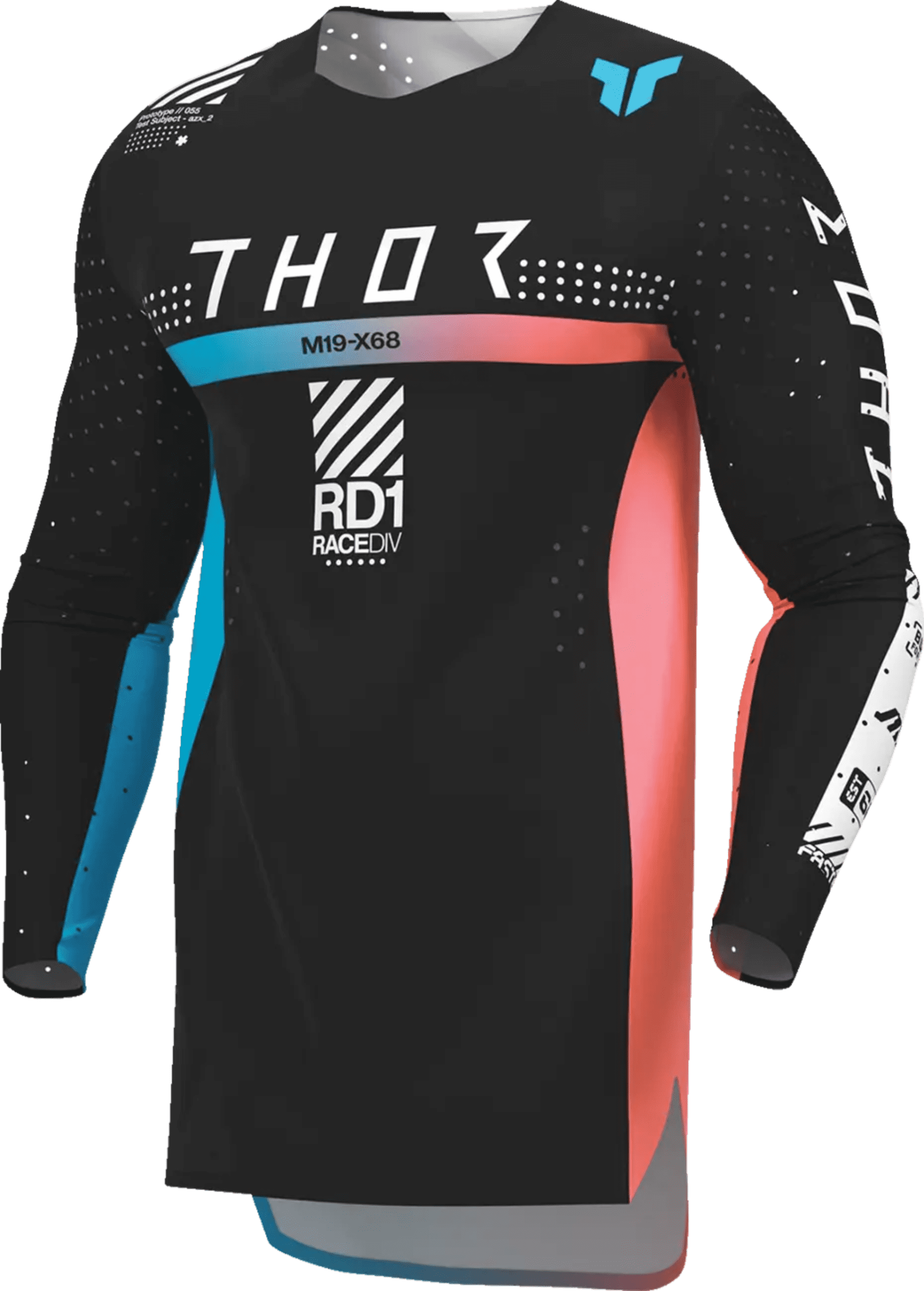 Maillot Thor Sportmode Synth - Noir - Thor