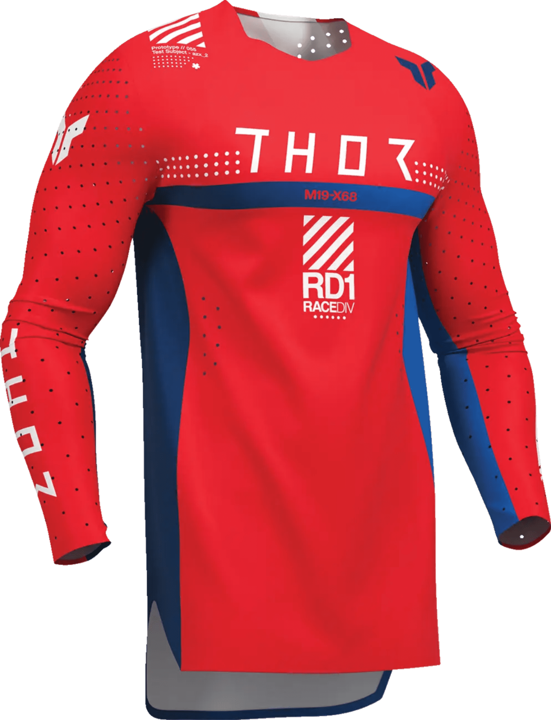 Thor Sportmode Synth Jersey - Red - Thor