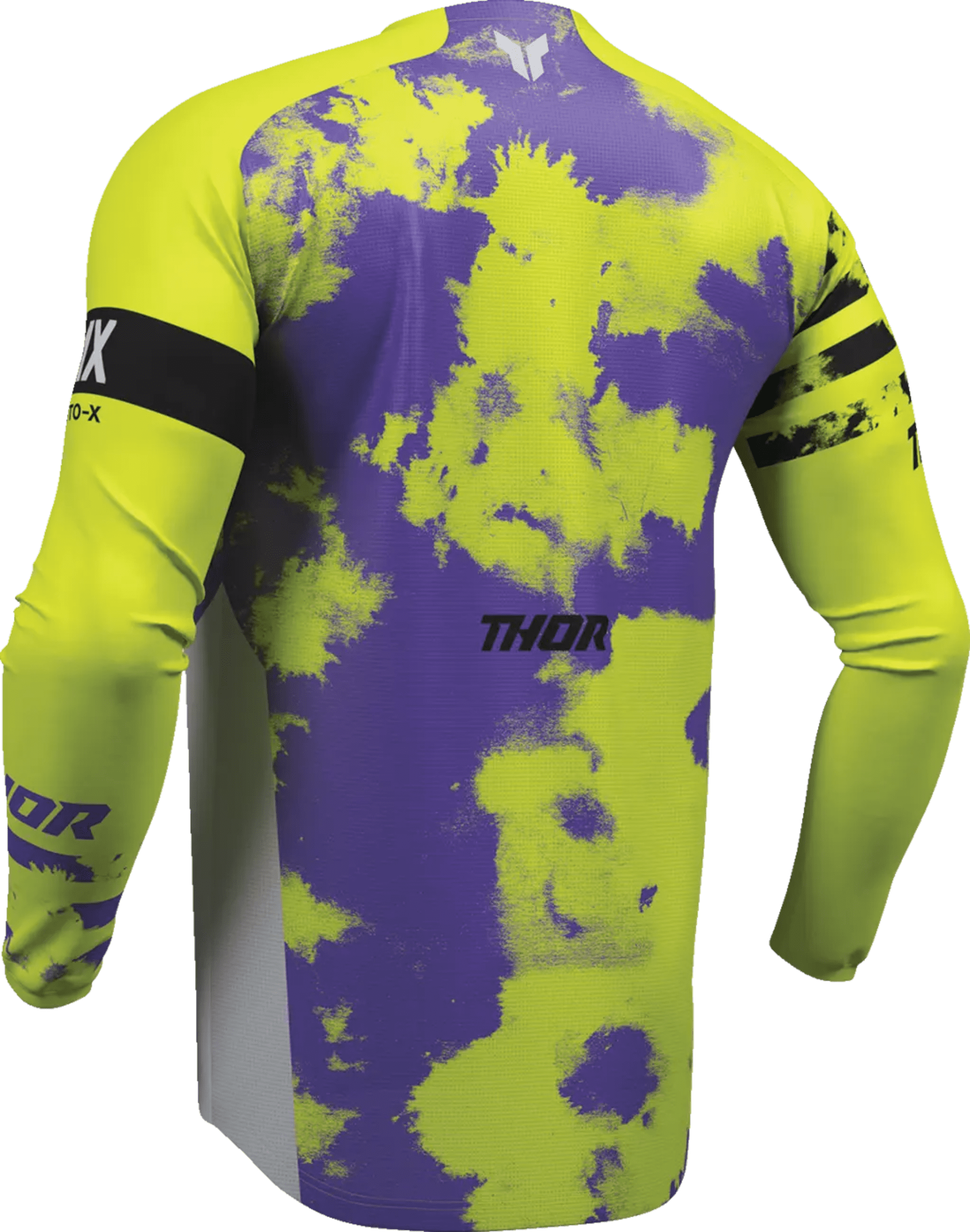 Thor Launchmode Bleach Jersey - Grå/Acid - Thor