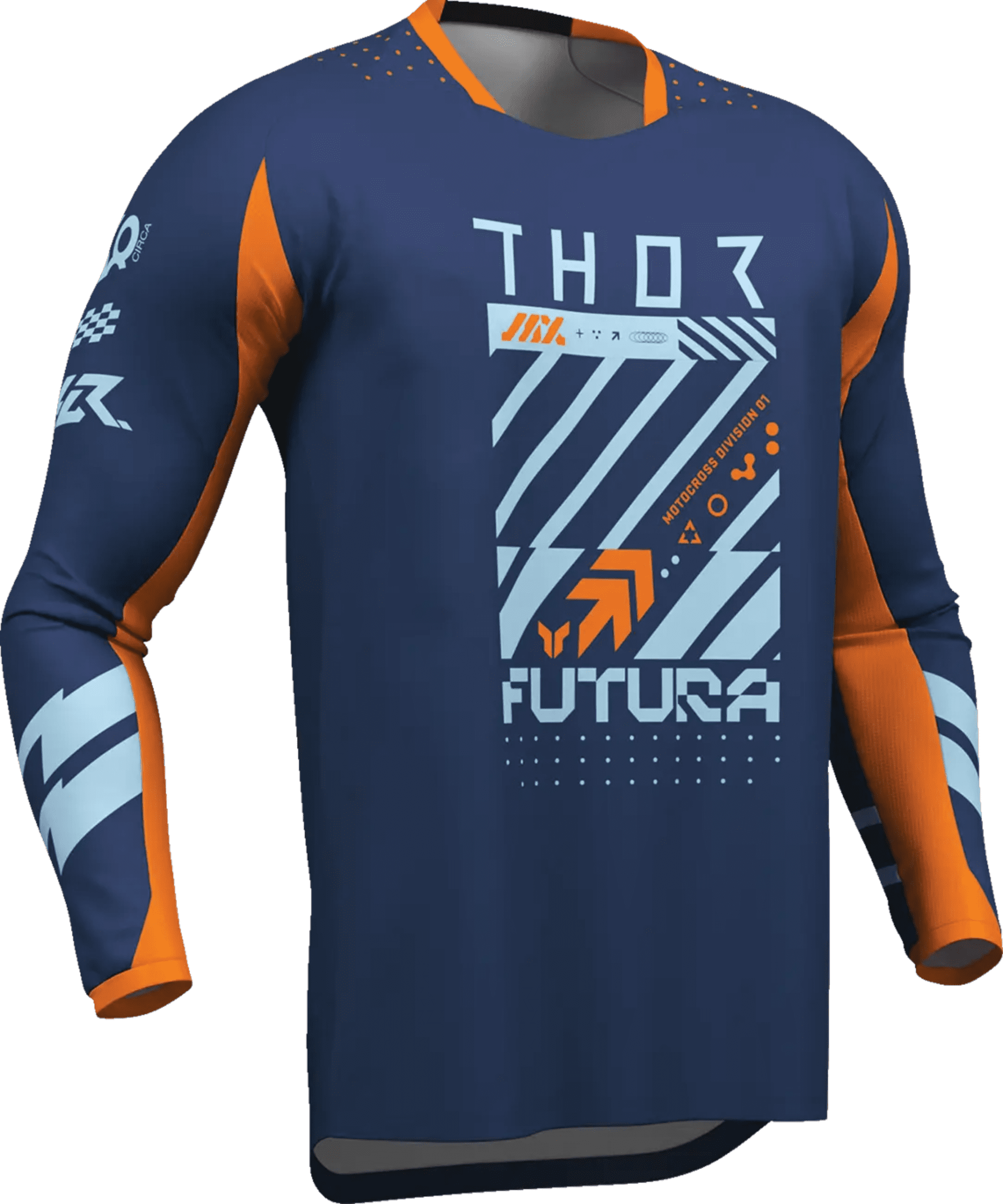 Thor Launchmode Futura Trikot - Blau/Orange - Thor