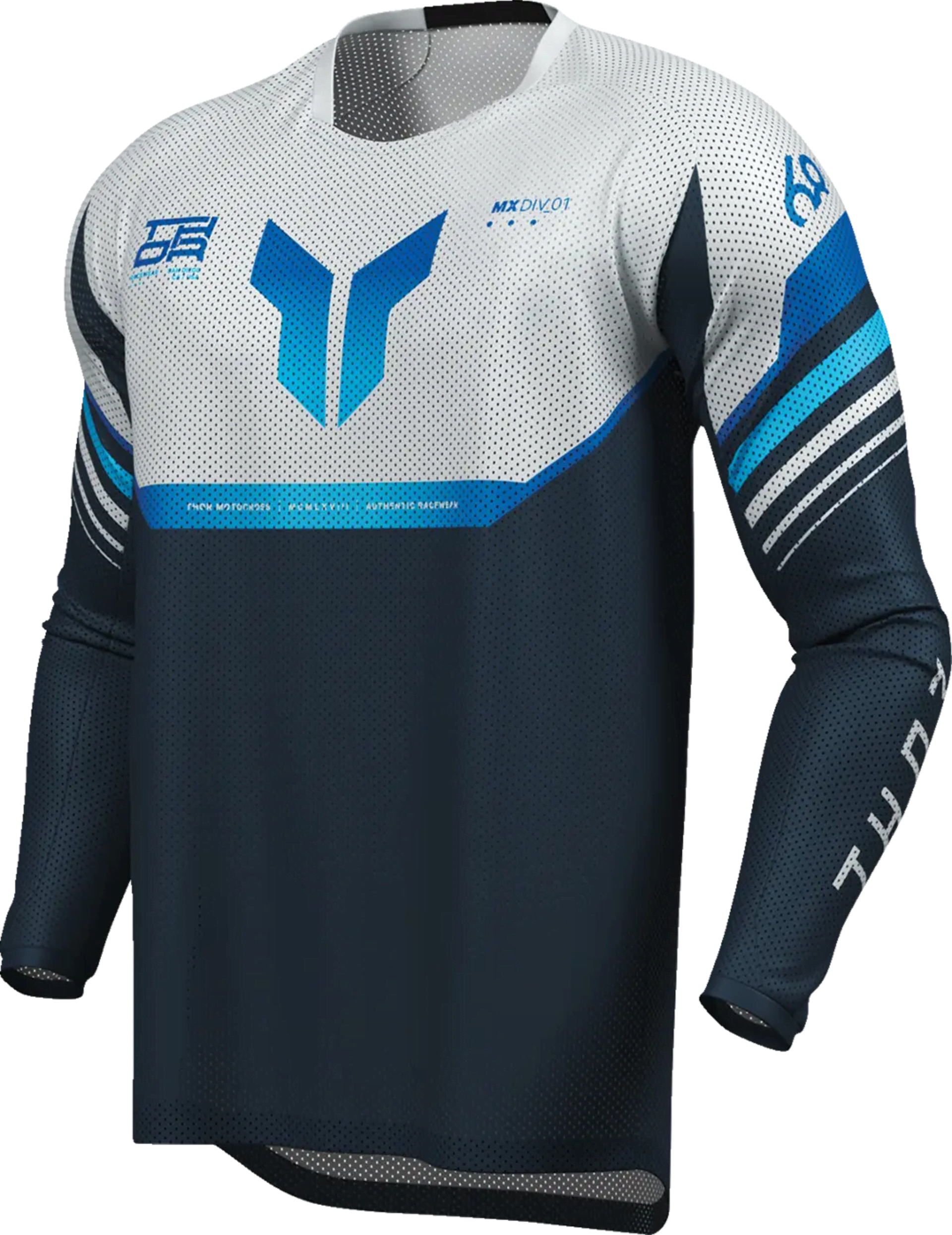 Thor Launchmode Air Raptor Jersey - Midnatt/Grå - Thor