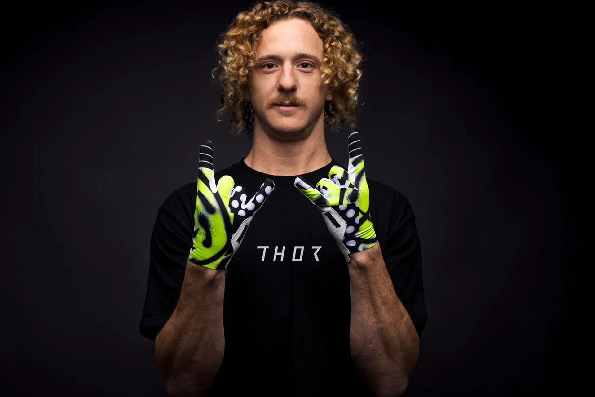 Thor Sportmode Anarchy Gloves - Black/White - Thor