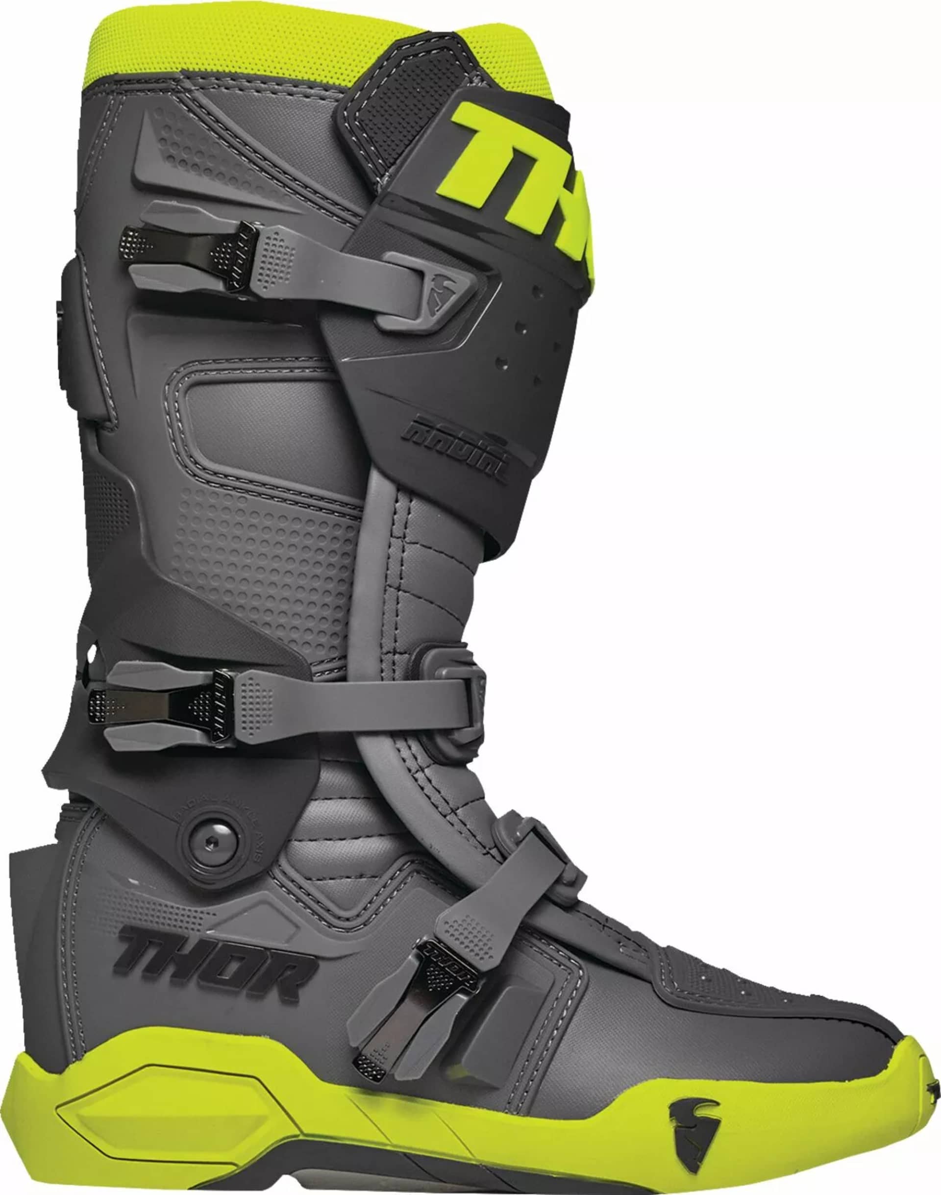 Thor Radial MX-stövlar - grå/gul - Thor