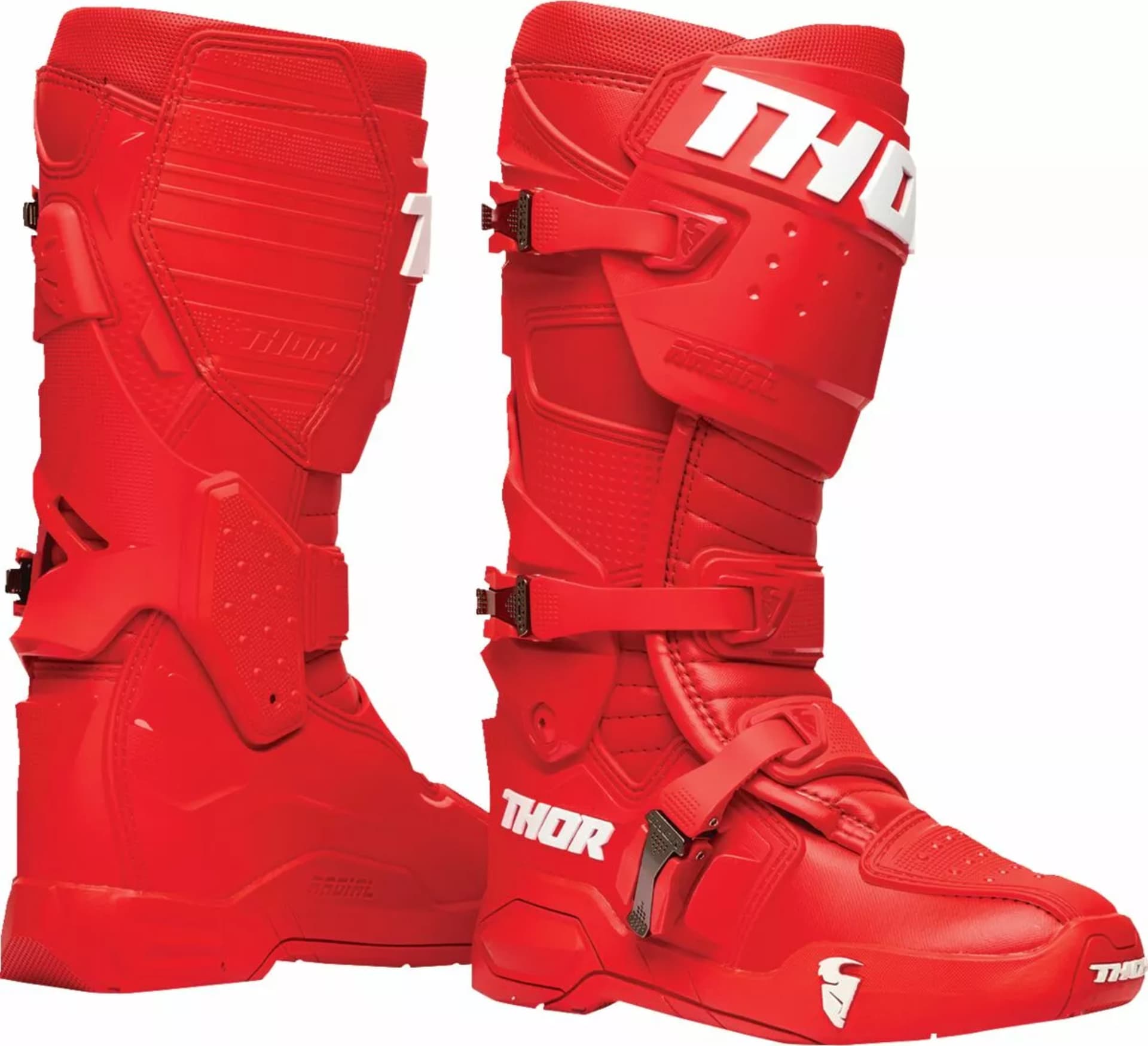 Thor Radial MX-stövlar - röda - Thor