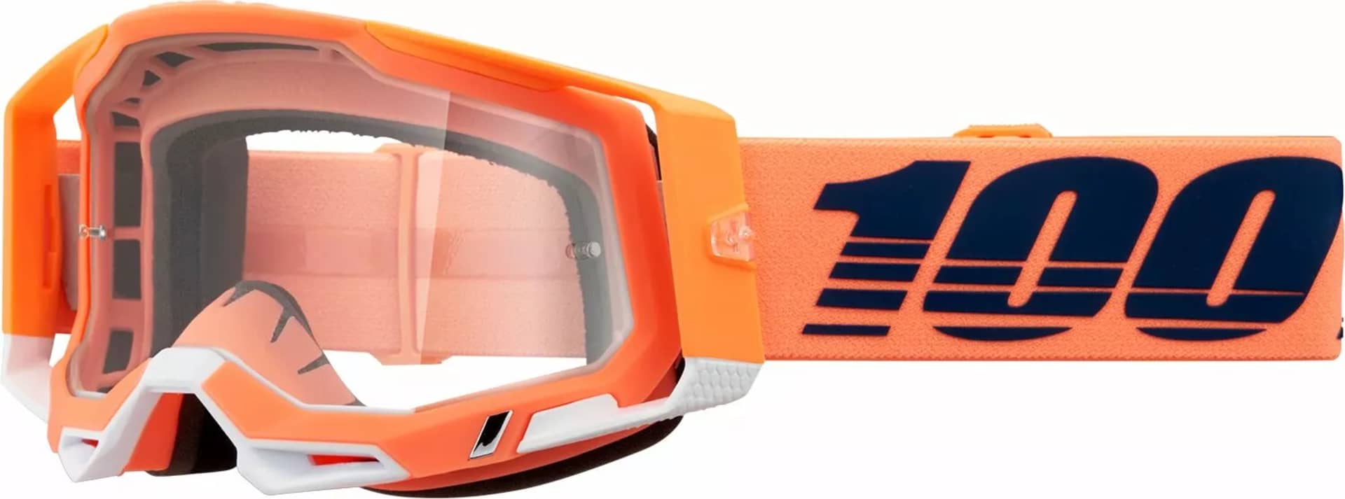 100% Racecraft 2 Coral / Clear - 100%