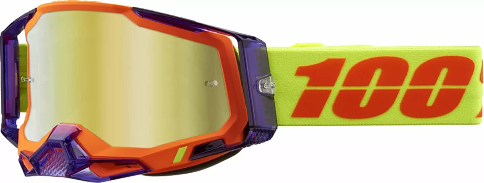 100% Racecraft 2 Goggles Panam / Mirror Gold - 100%