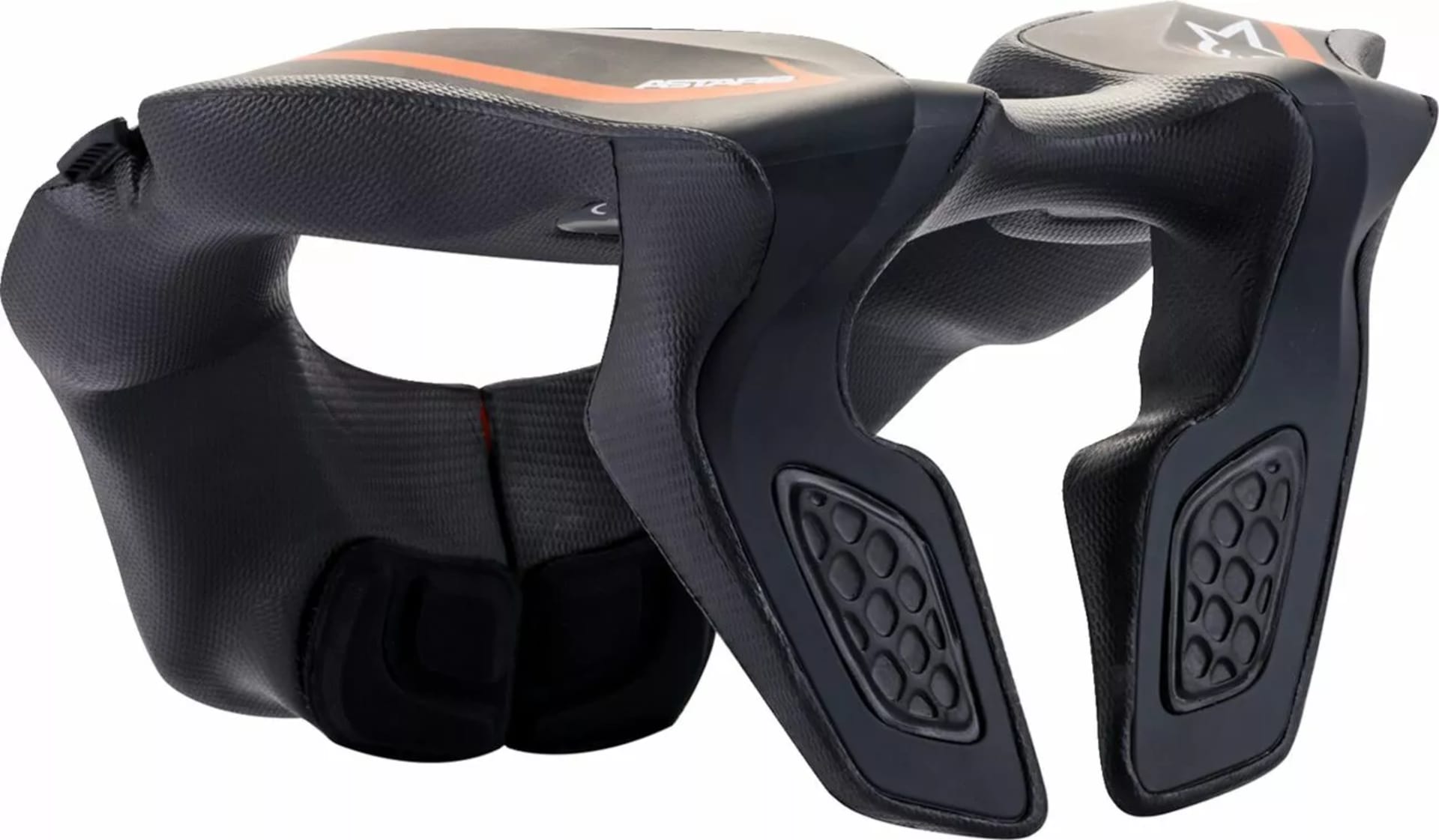Alpinestars Jugend nakkekrave sort/orange - Alpinestars