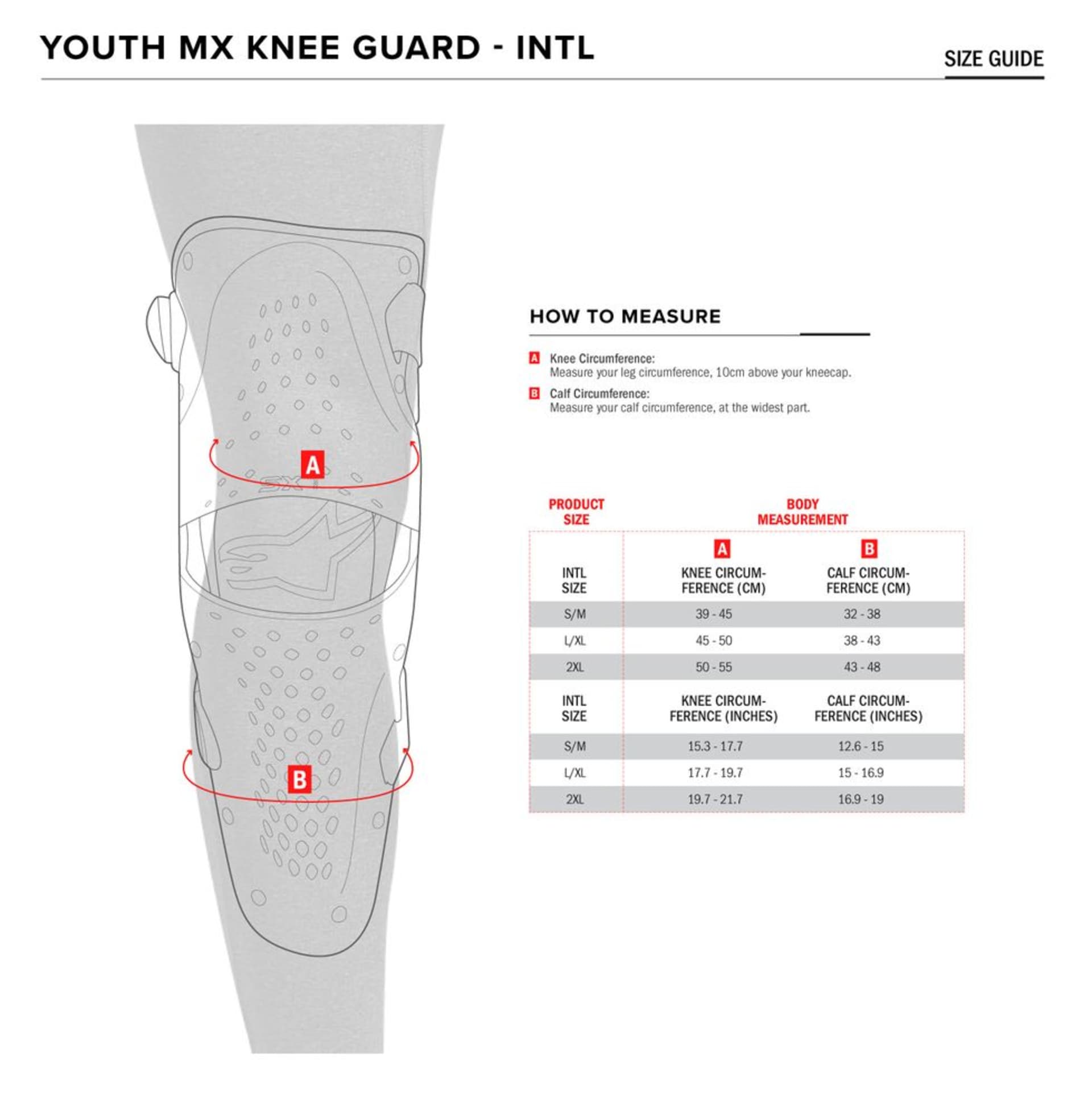 Alpinestars knæbeskyttere SX-1 Junior - Alpinestars