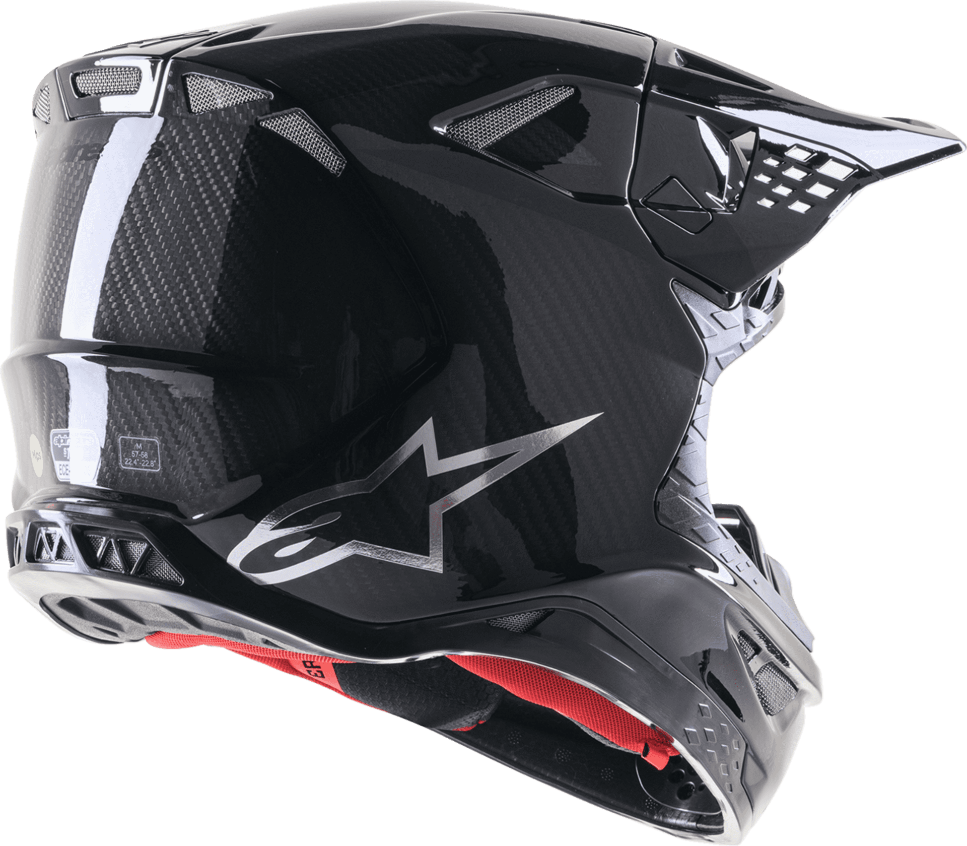 Alpinestars SM10 Helm - Fame Carbon - Alpinestars