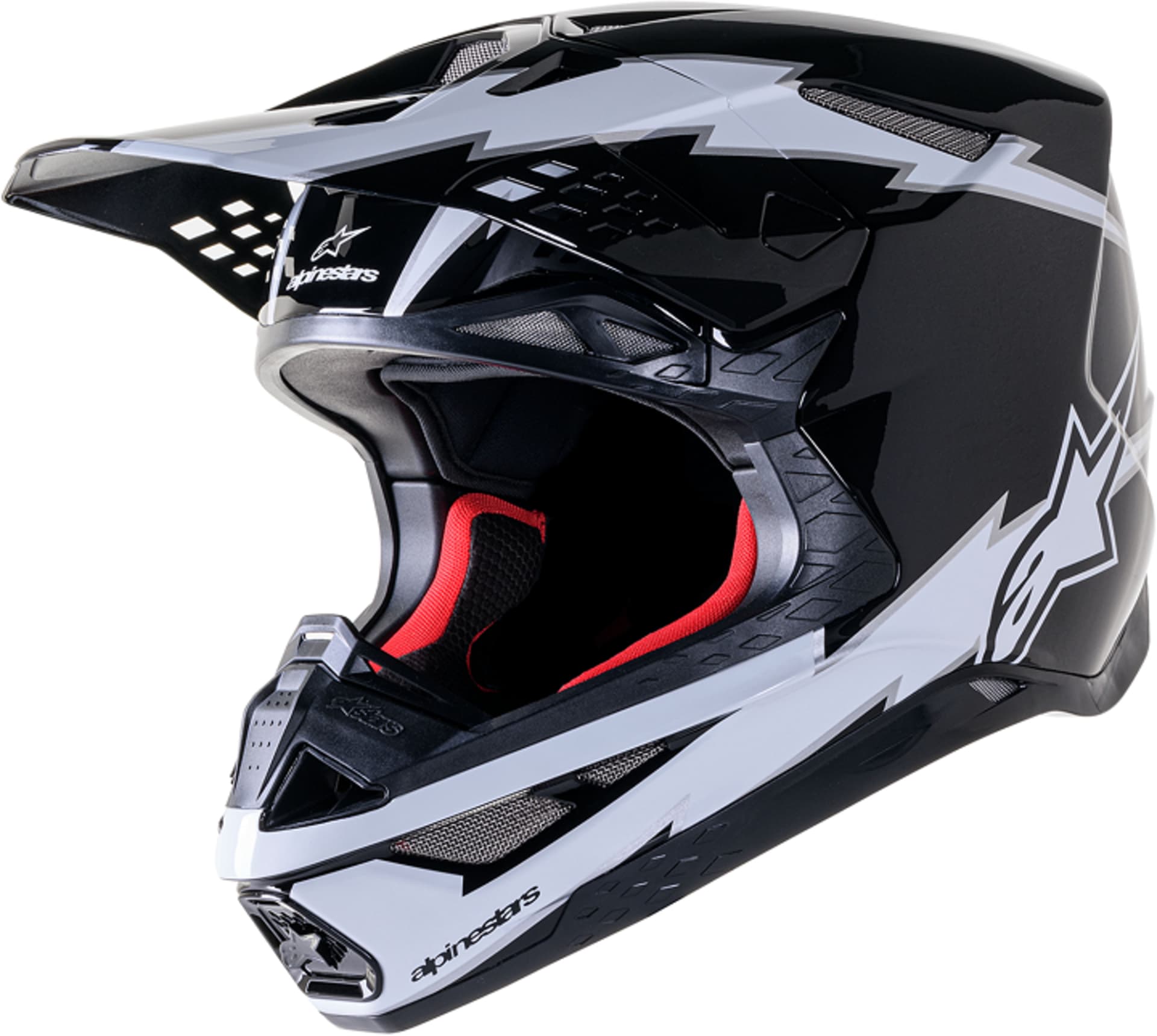 Alpinestars SM10 Helmet - Ampress black/white - Alpinestars