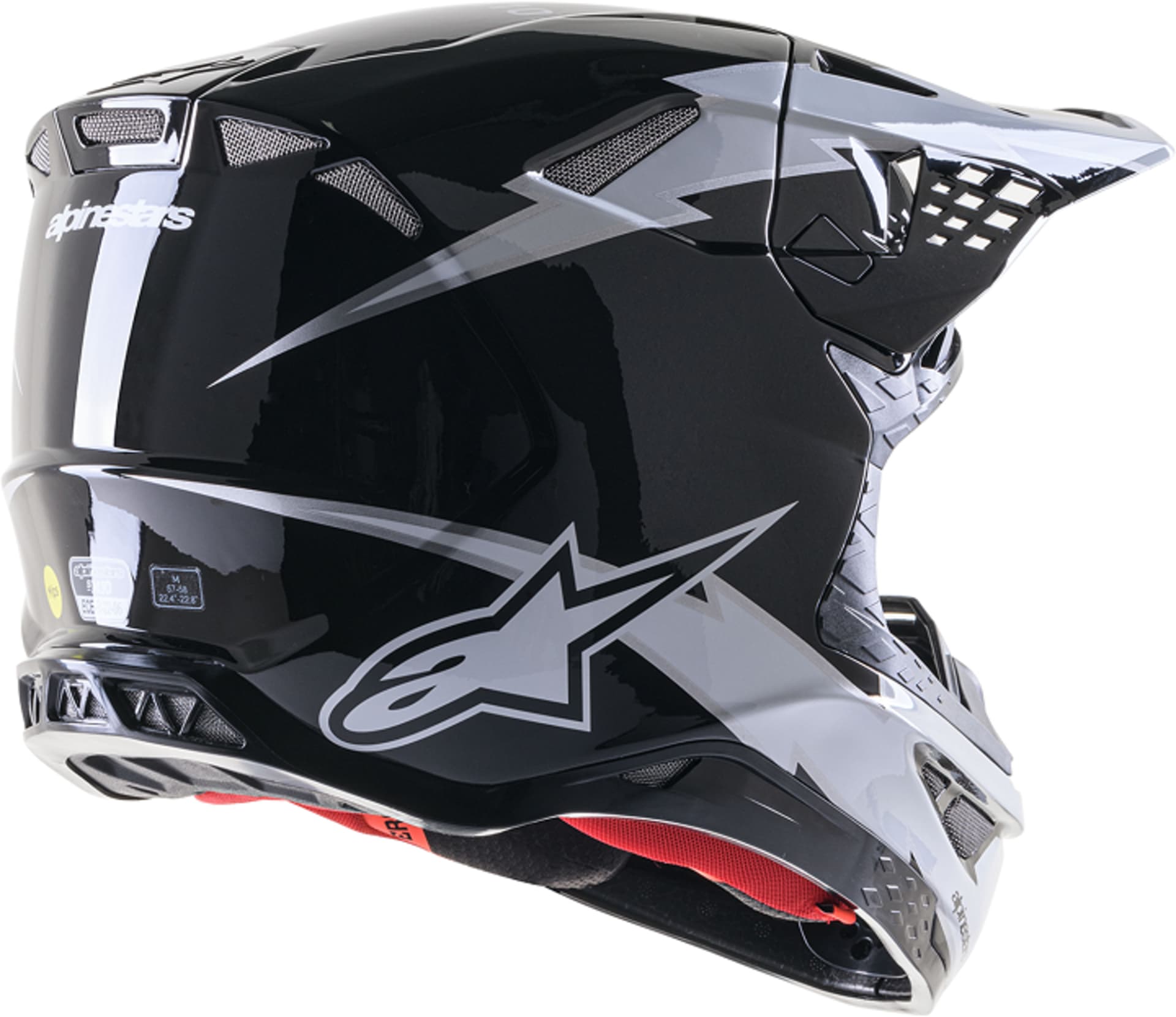 Alpinestars SM10 Helmet - Ampress black/white - Alpinestars