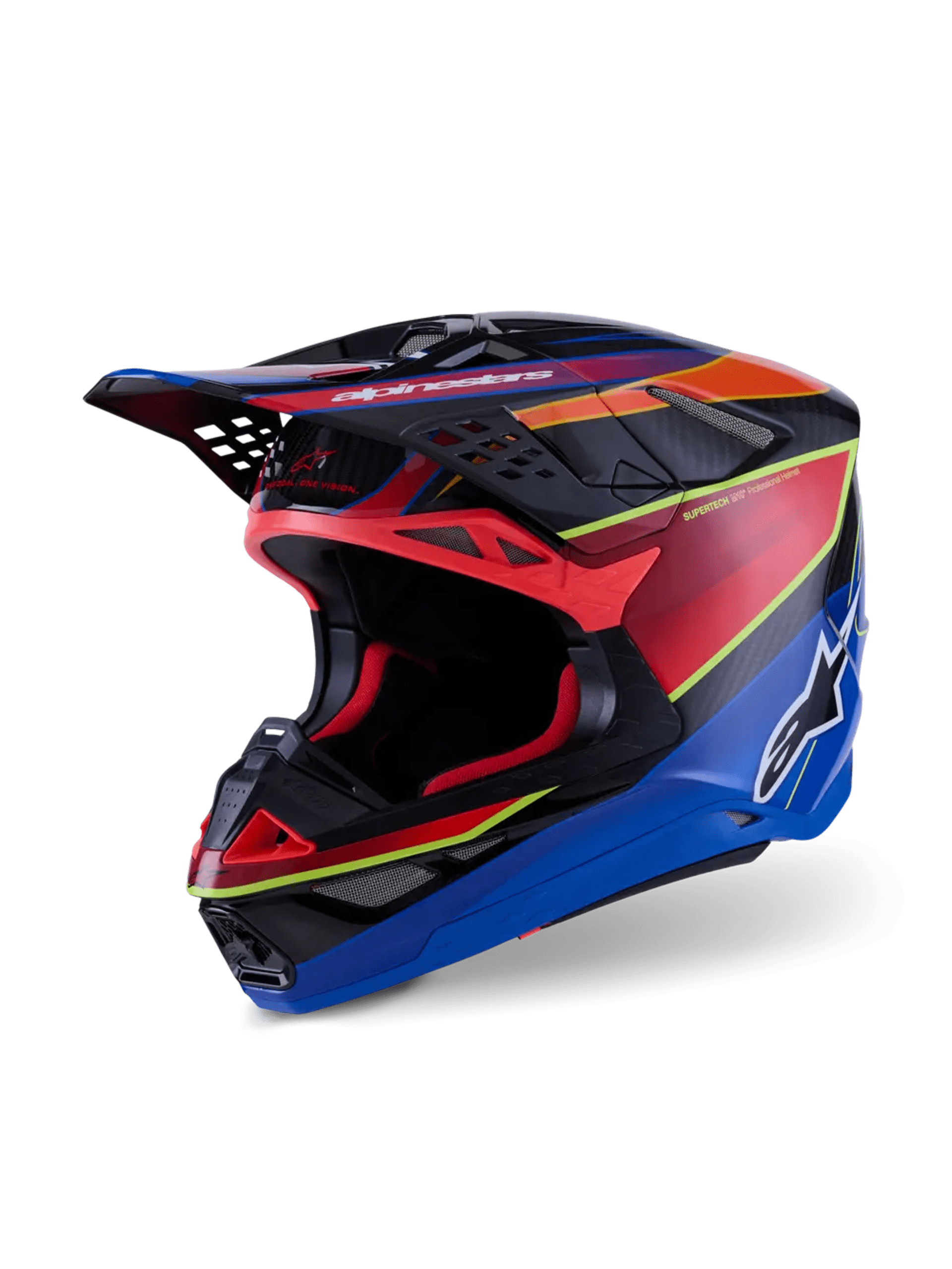 Alpinestars SM10 Era MIPS Helmet - Blue/Red/Yellow - Alpinestars - Motocross Parts