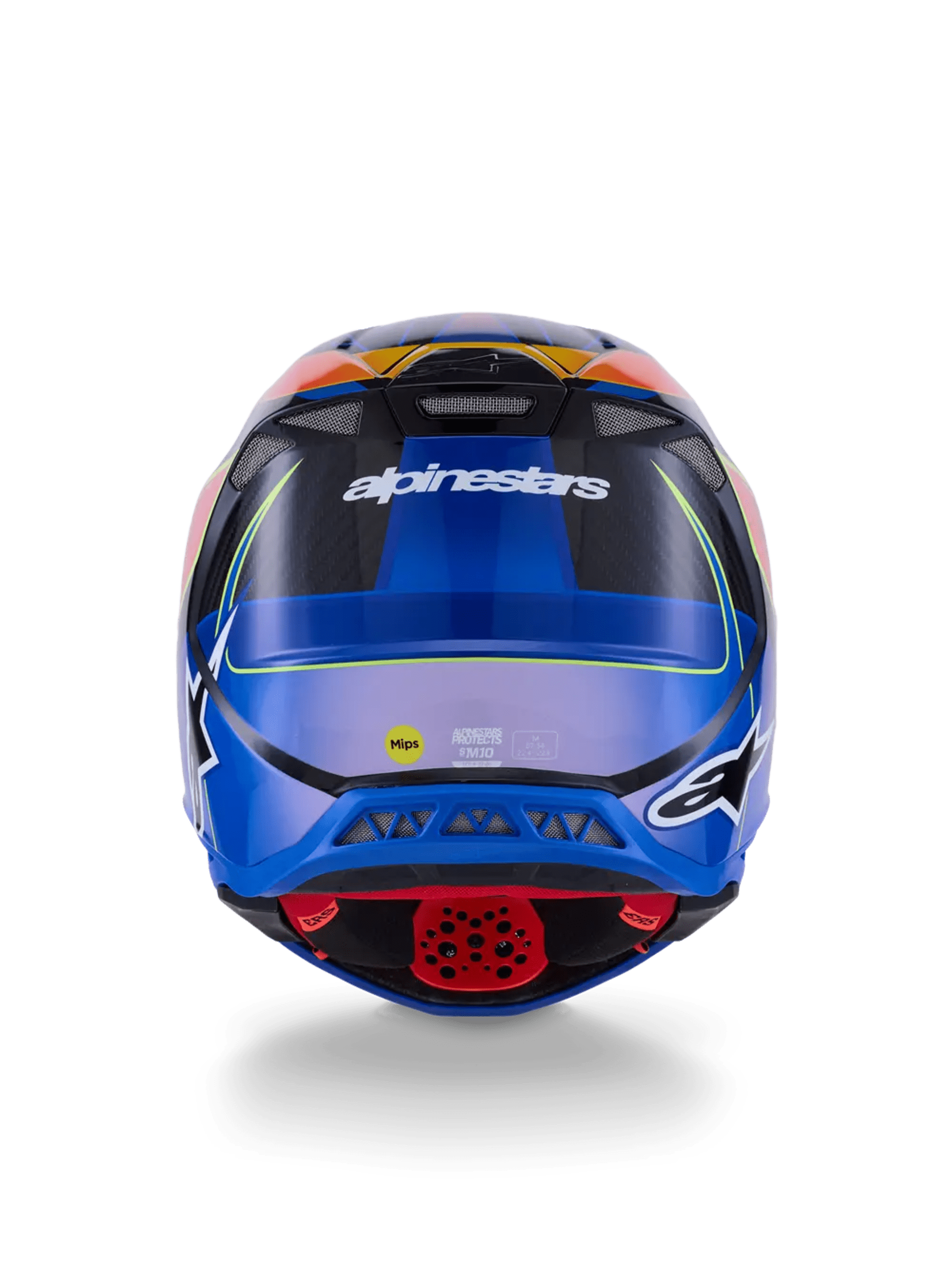 Alpinestars SM10 Era MIPS hjelm - Blå/Rød/Gul - Alpinestars