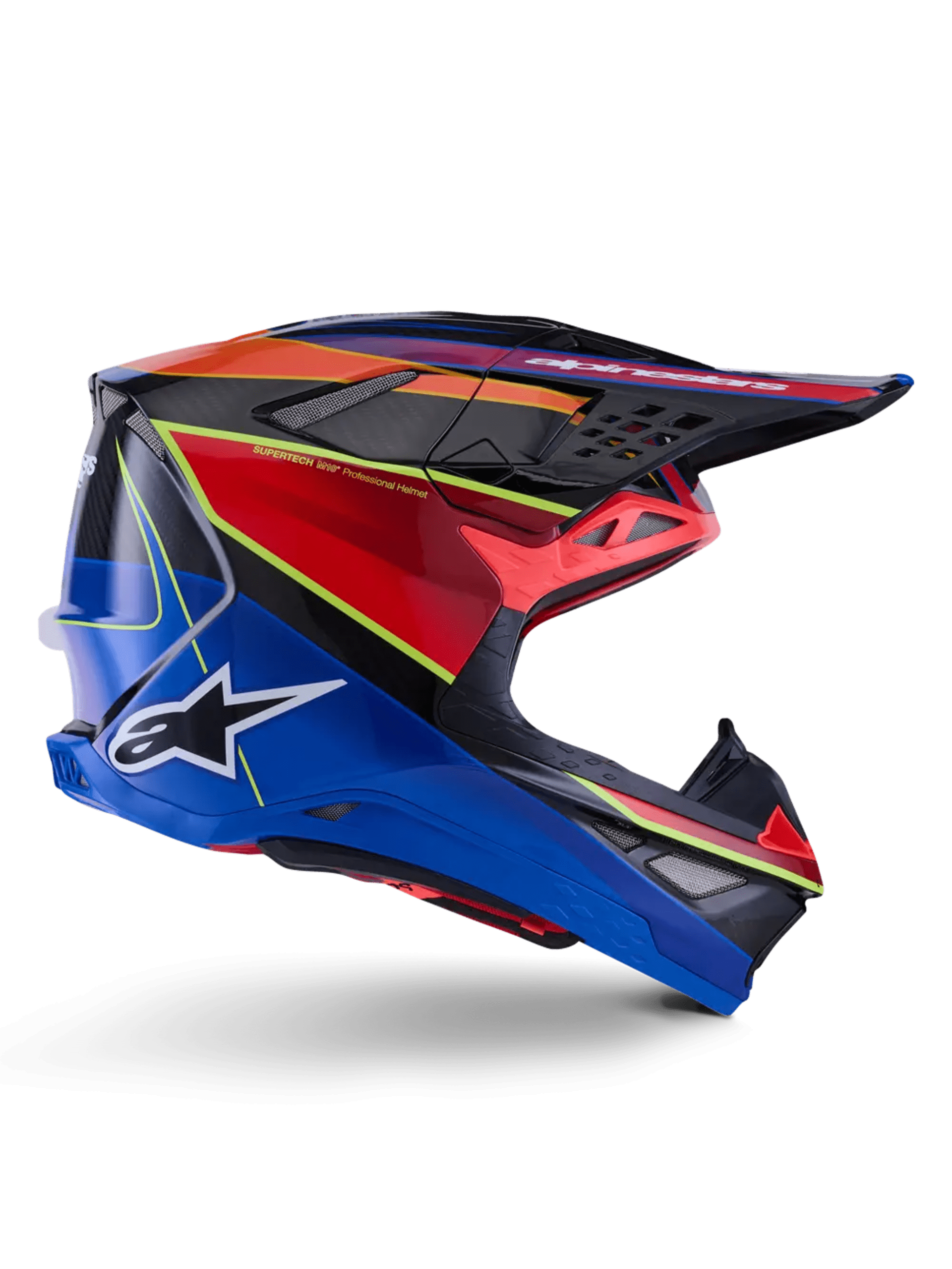 Alpinestars SM10 Era MIPS hjelm - Blå/Rød/Gul - Alpinestars