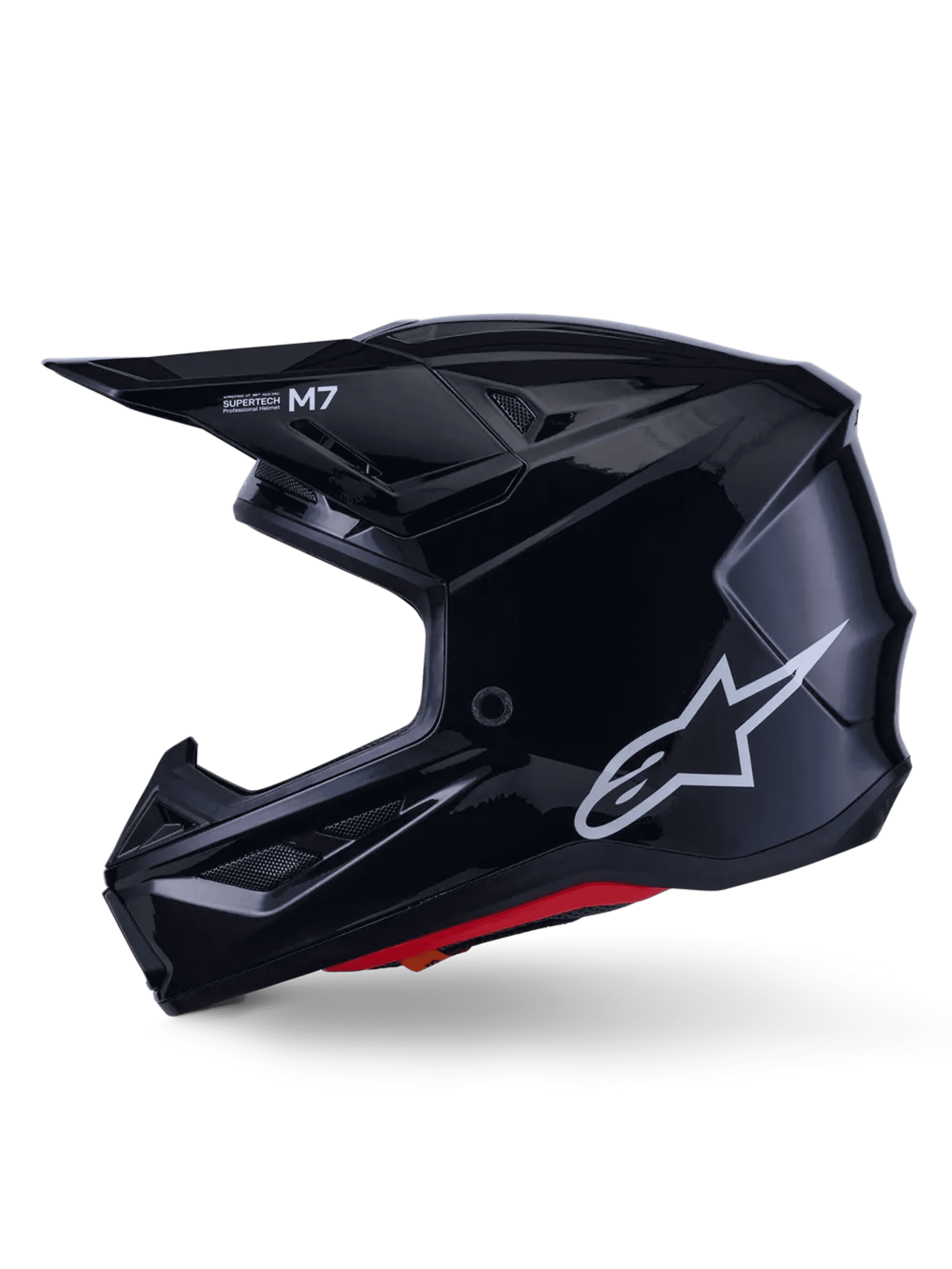 Alpinestars SM7 Helm - Schwarzer Glanz - Alpinestars