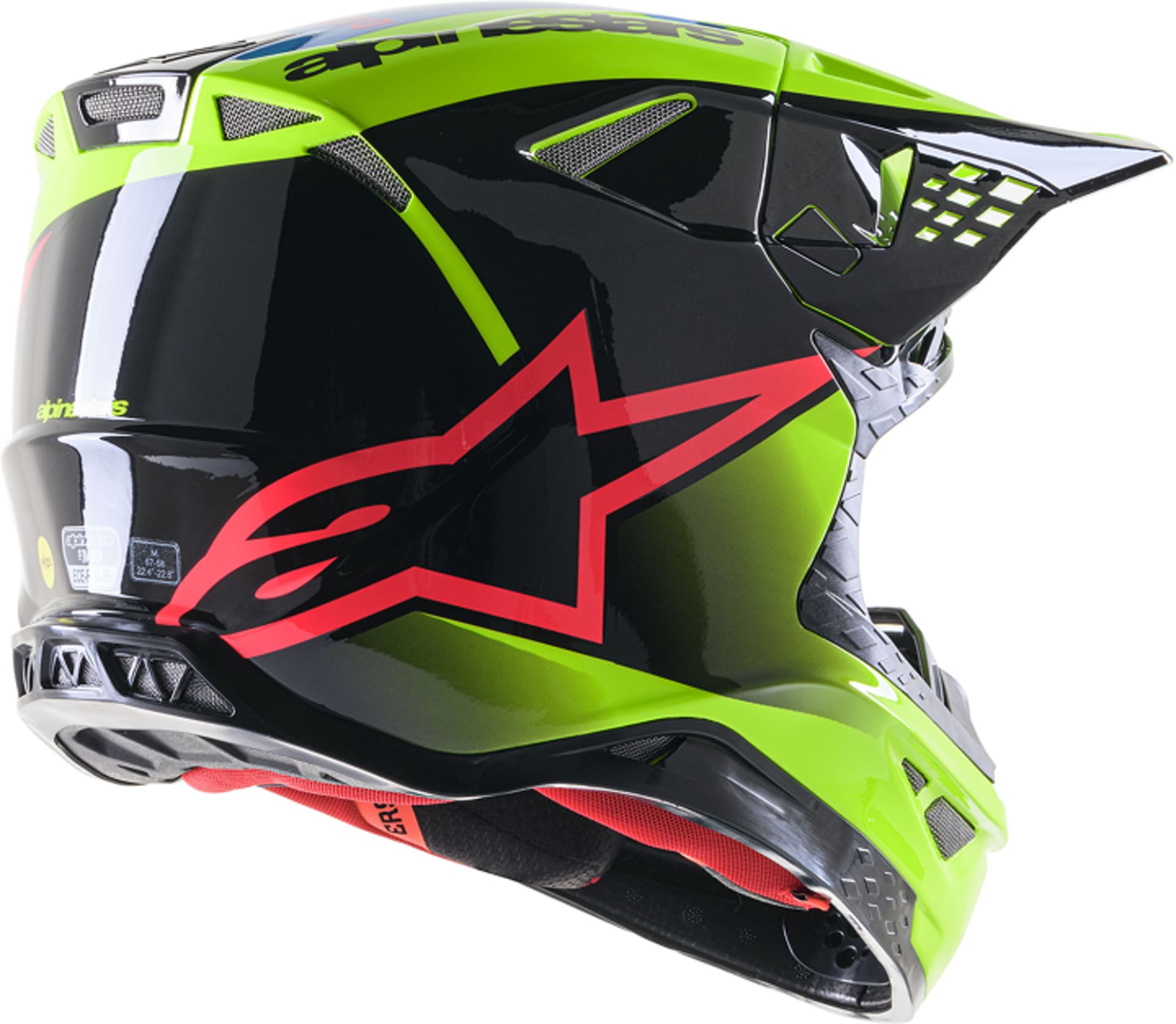 Casque Alpinestars SM10 - Unite Yellow Fluo - Alpinestars