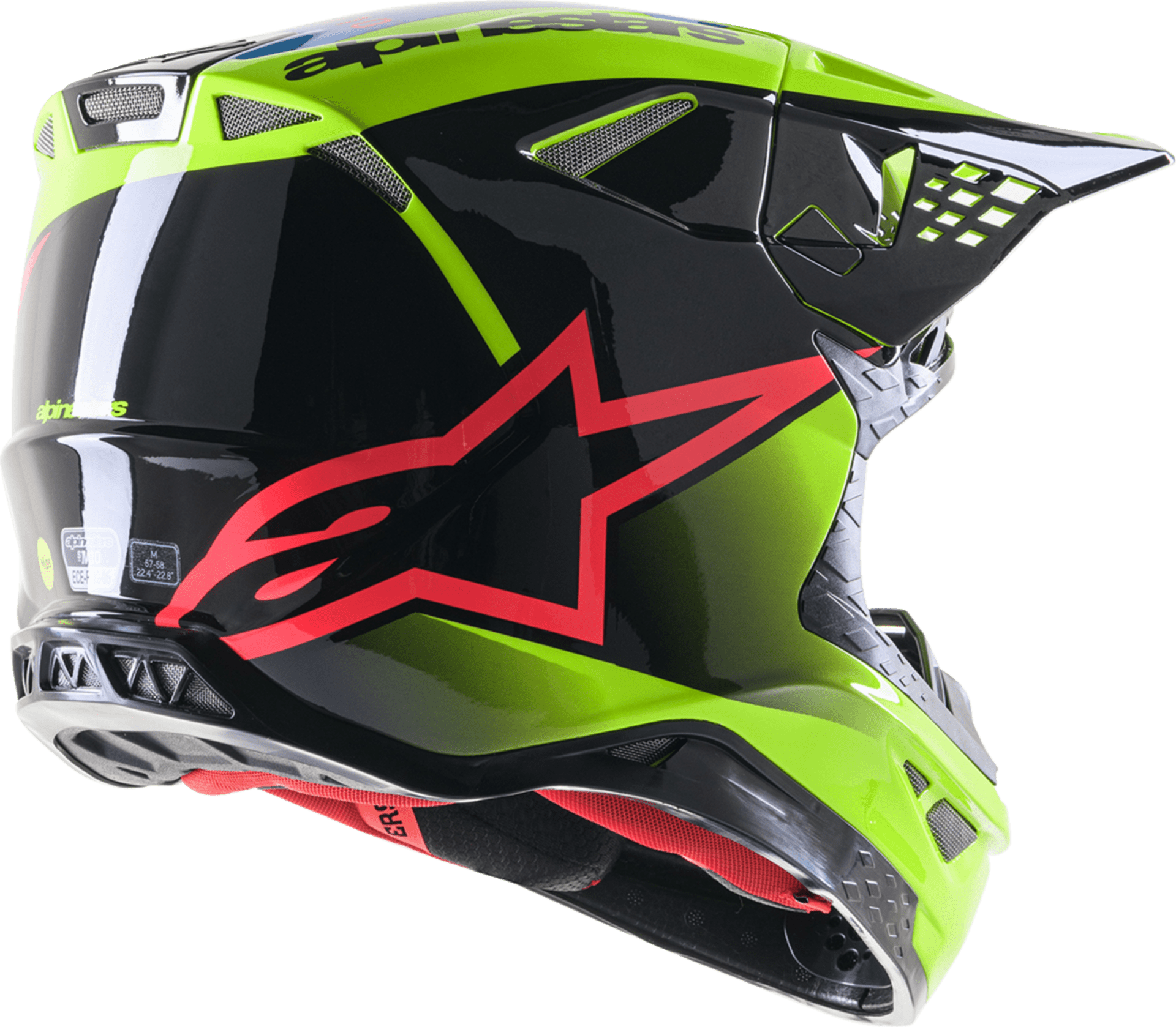 Casque Alpinestars SM10 - Unite Yellow Fluo - Alpinestars
