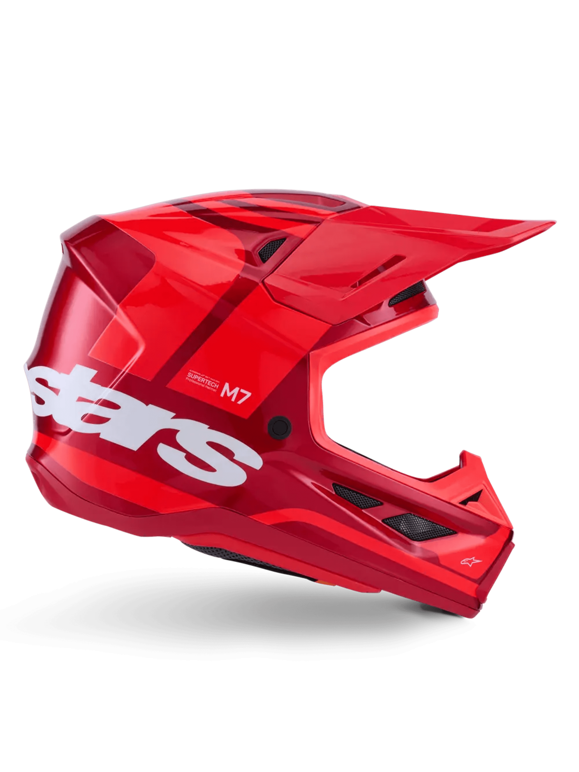 Alpinestars SM7 Core hjälm - Glansig röd - Alpinestars