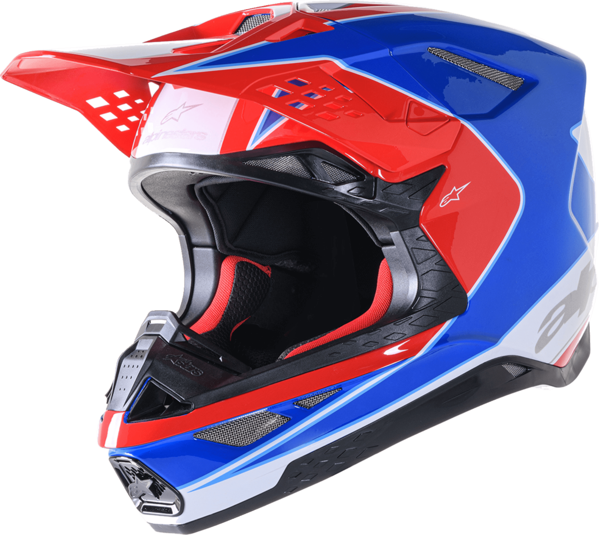 Casque Alpinestars SM10 - Rouge Aeon/Bleu - Alpinestars