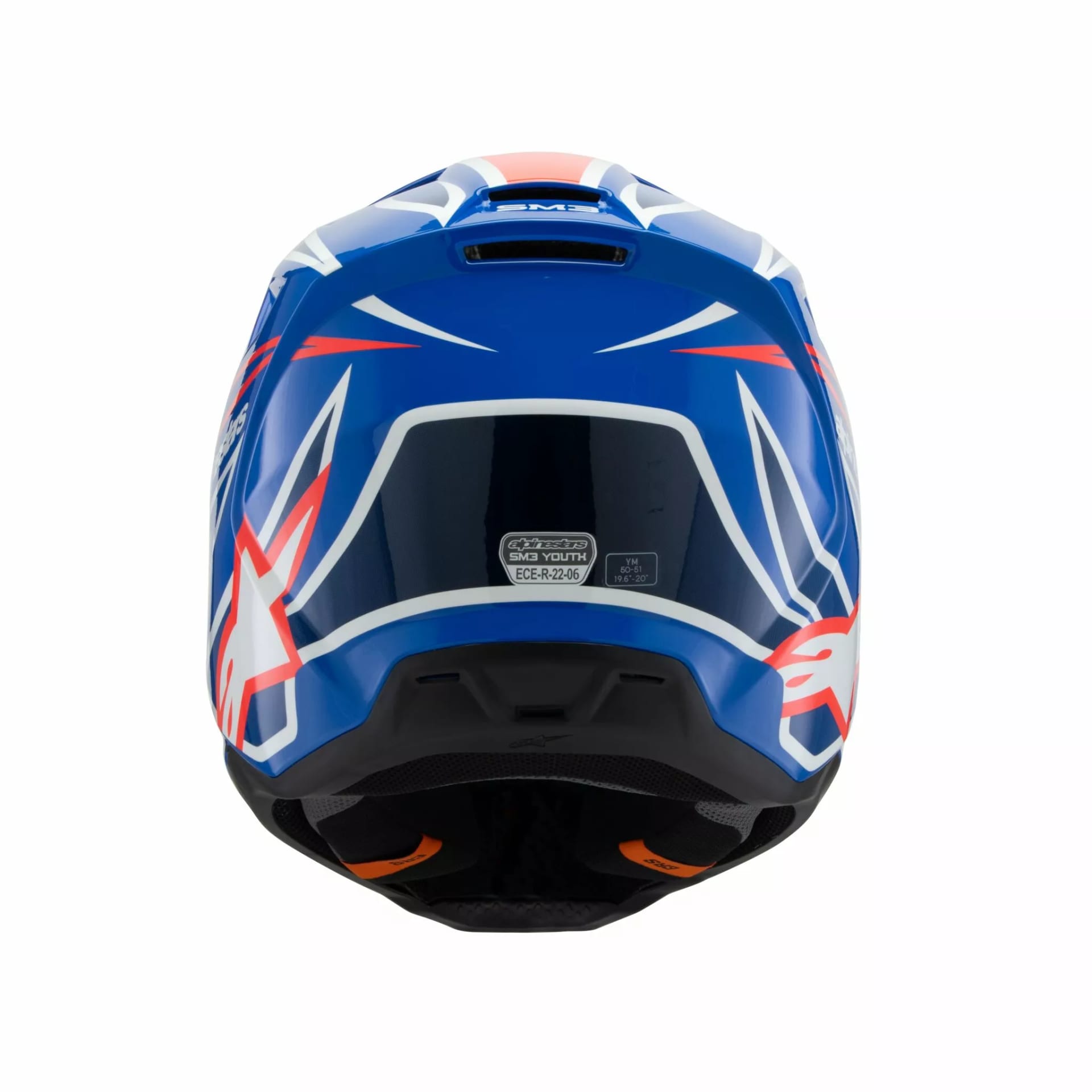 Alpinestars SM3 Børnehjelm - Wurx blå/rød/hvid/sort - Alpinestars
