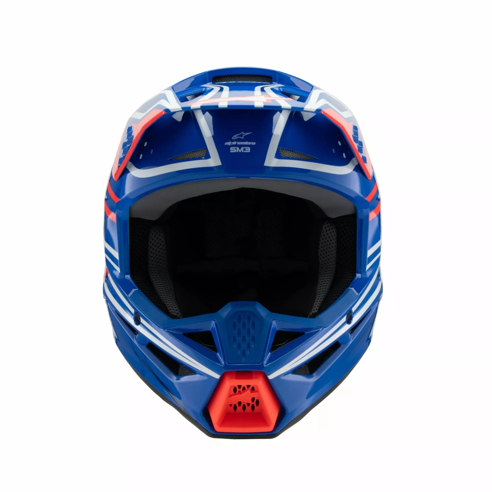 Alpinestars SM3 Børnehjelm - Wurx blå/rød/hvid/sort - Alpinestars