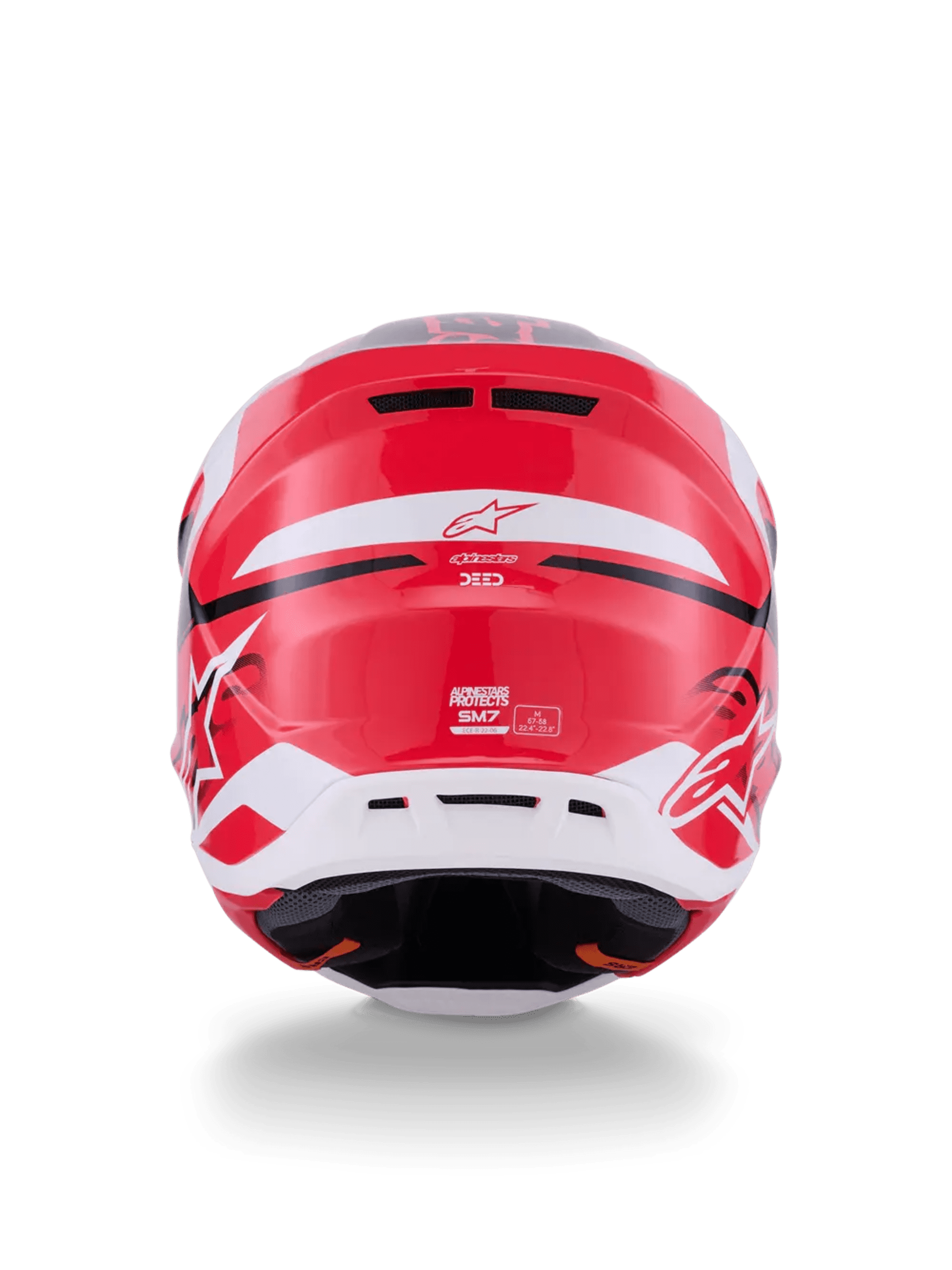 Alpinestars SM7 Deed Helmet - Red/Black/White - Alpinestars