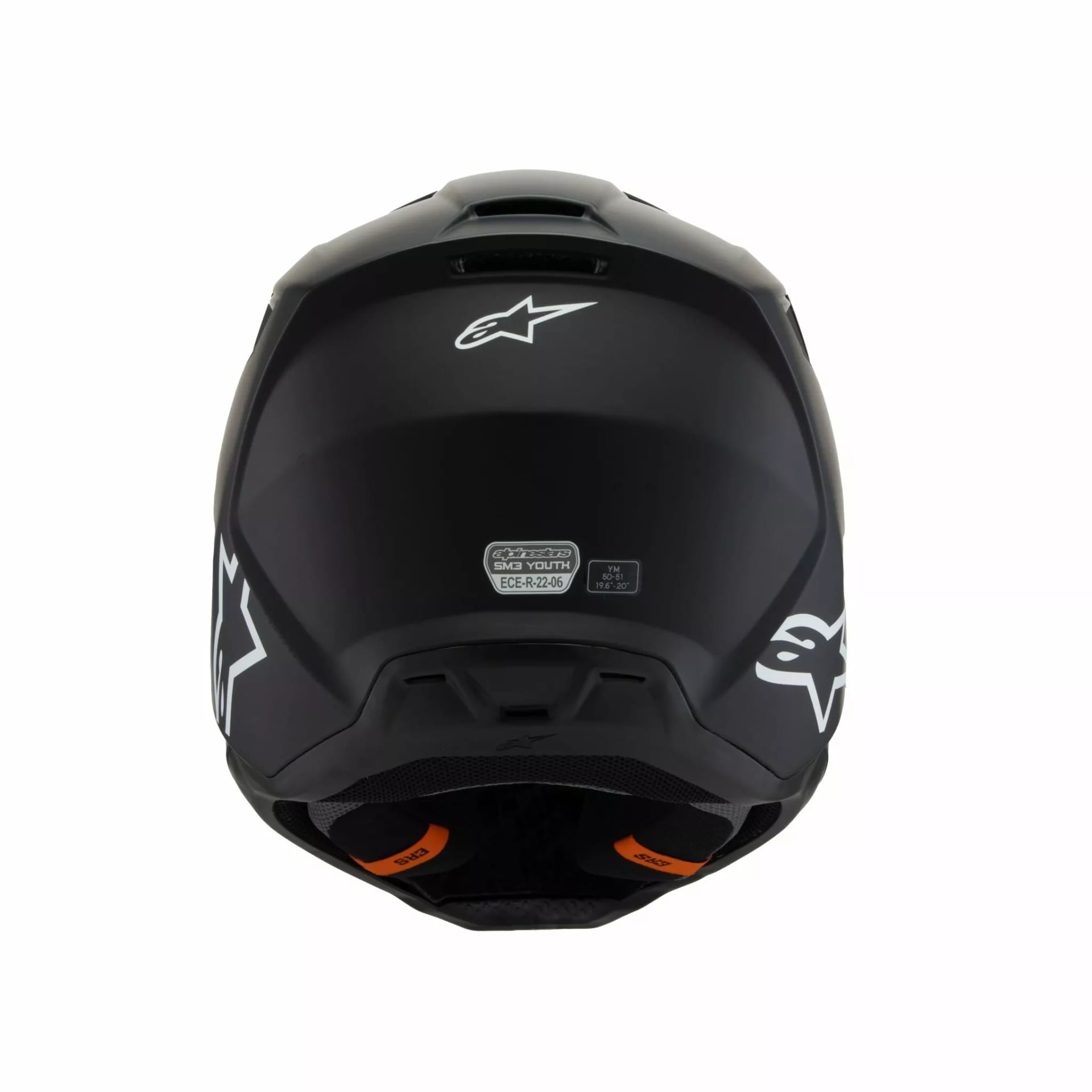 Alpinestars SM3 Børnehjelm - Solid sort - Alpinestars